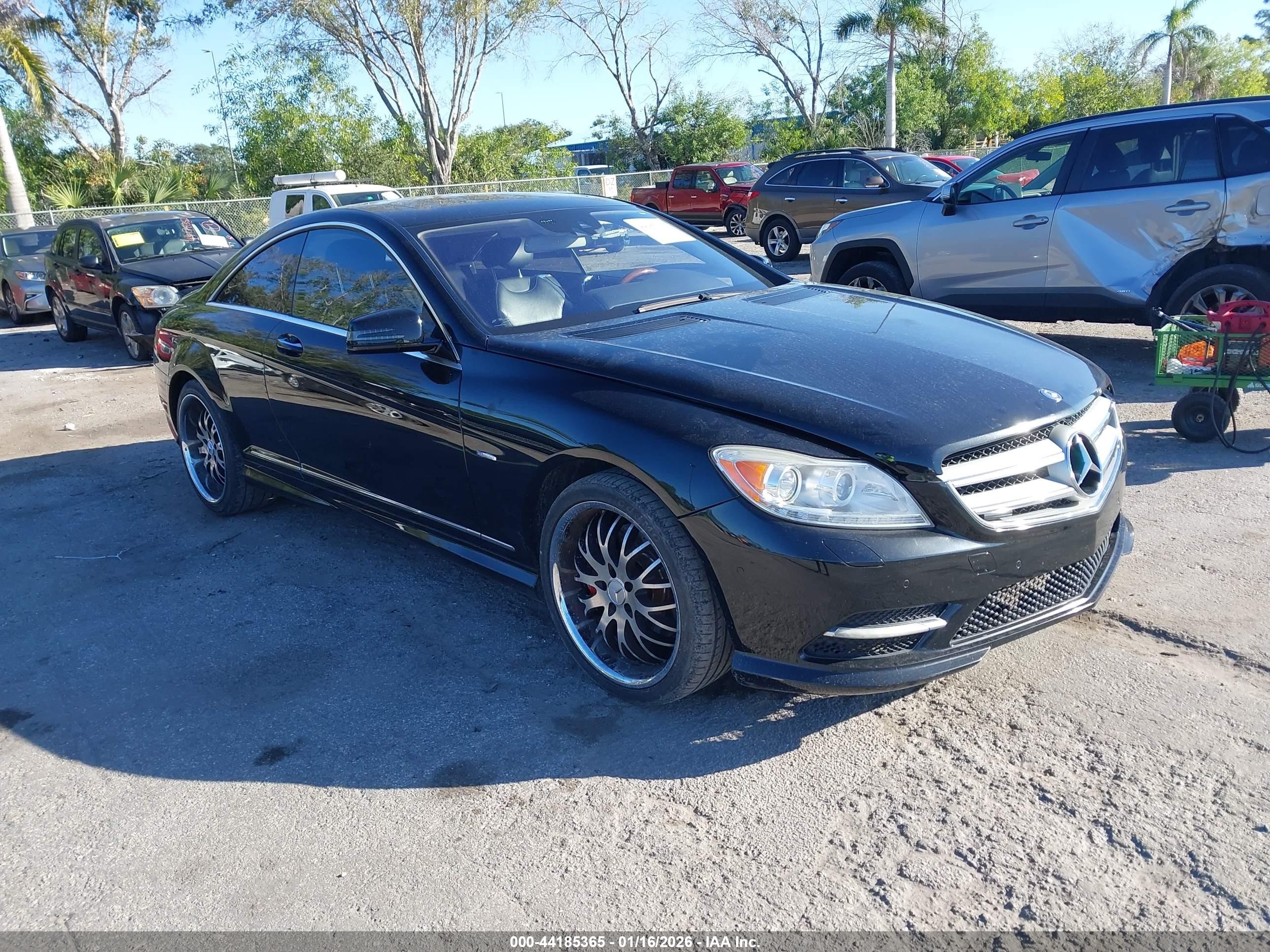 2011 Mercedes-benz Cl 550 4matic Black vin: WDDEJ9EBXBA026867