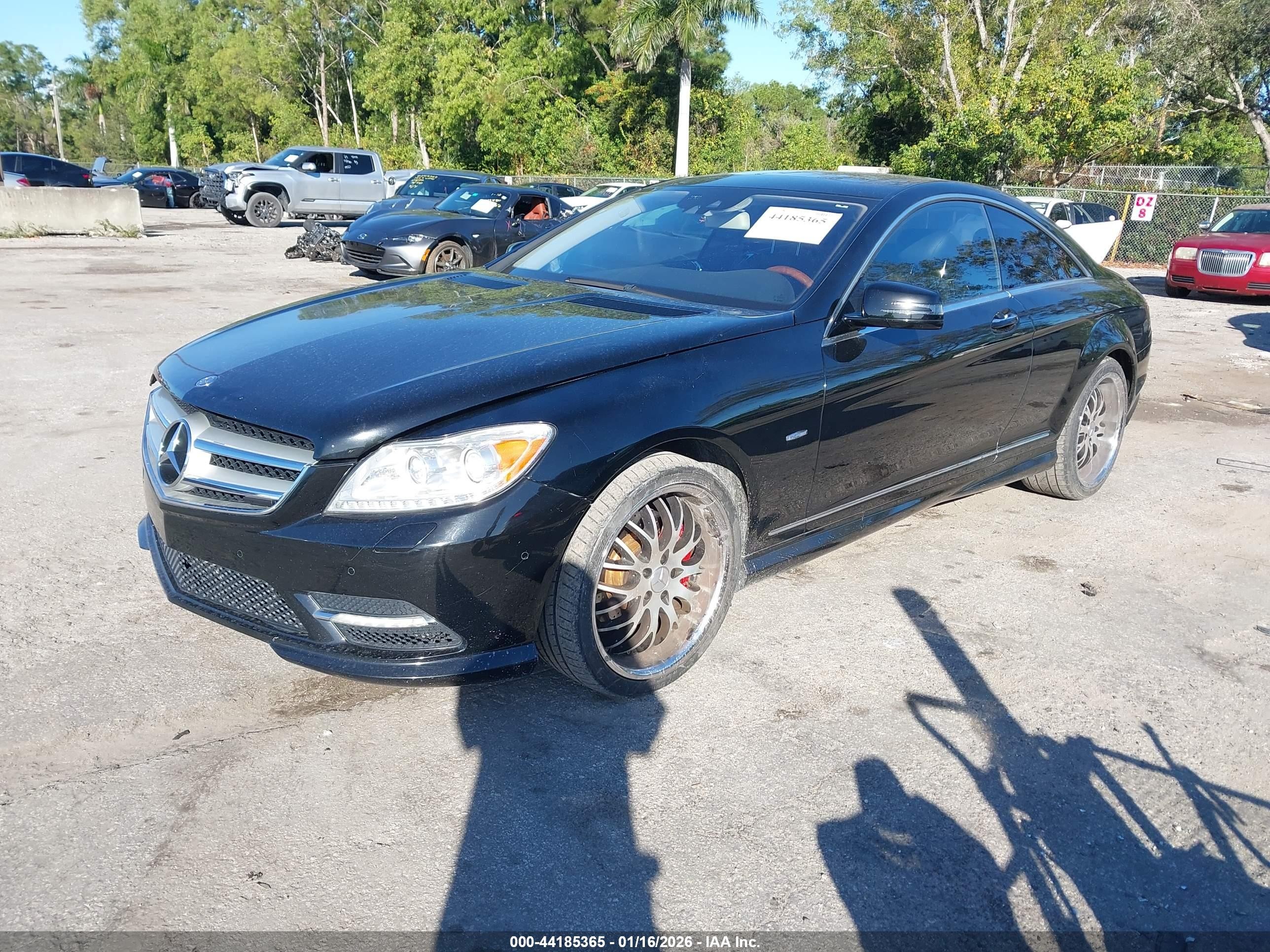 2011 Mercedes-benz Cl 550 4matic Black vin: WDDEJ9EBXBA026867