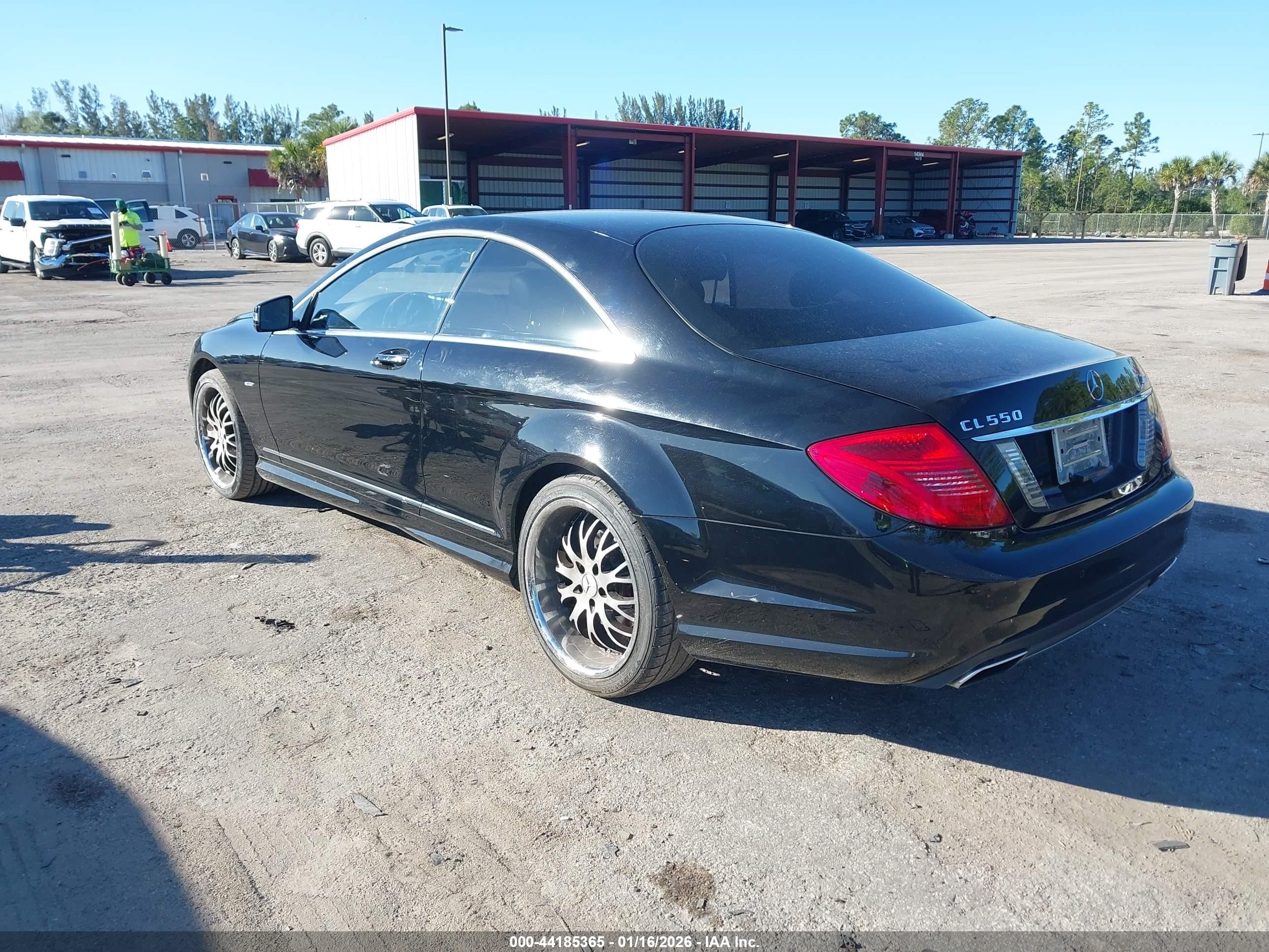 2011 Mercedes-benz Cl 550 4matic Black vin: WDDEJ9EBXBA026867