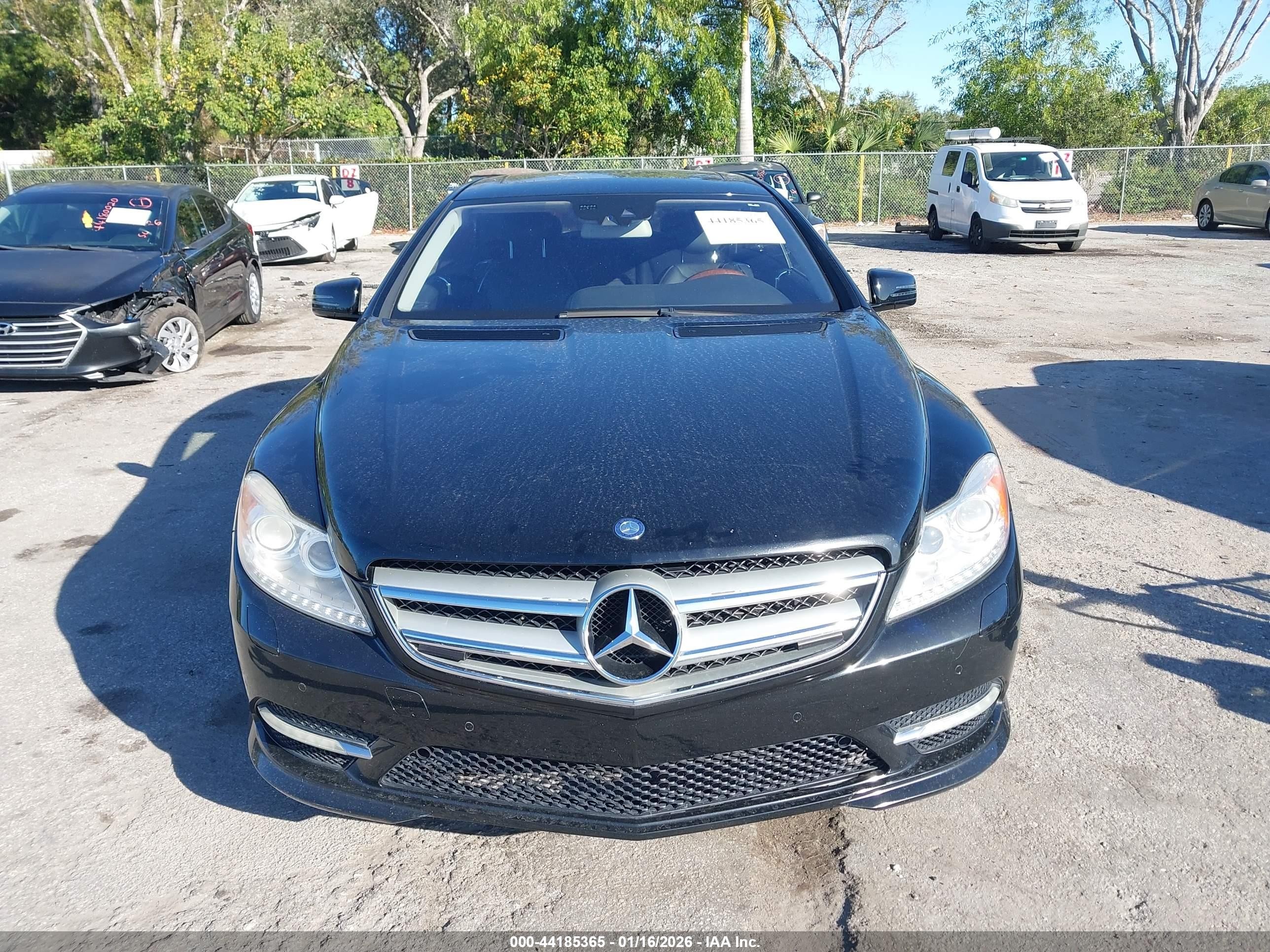 2011 Mercedes-benz Cl 550 4matic Black vin: WDDEJ9EBXBA026867