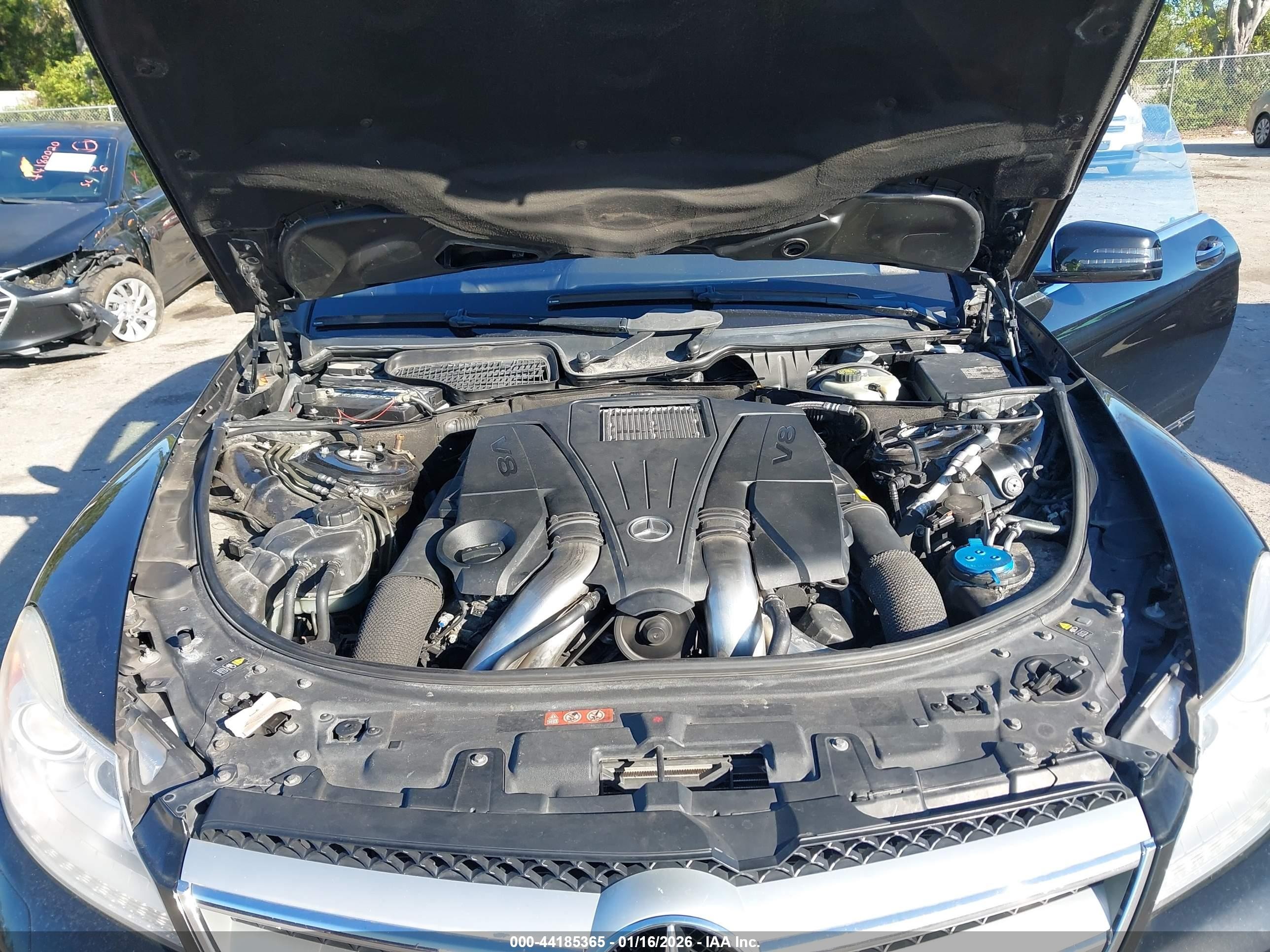2011 Mercedes-benz Cl 550 4matic Black vin: WDDEJ9EBXBA026867