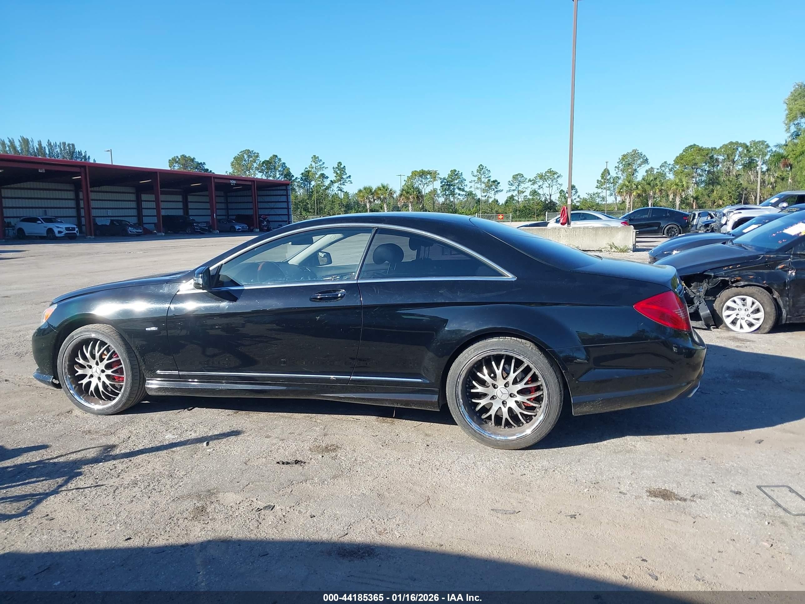 2011 Mercedes-benz Cl 550 4matic Black vin: WDDEJ9EBXBA026867