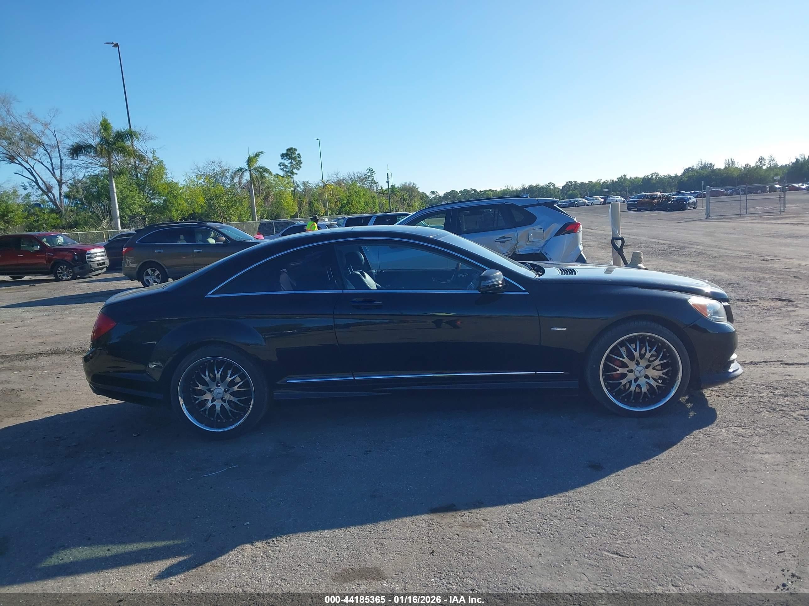 2011 Mercedes-benz Cl 550 4matic Black vin: WDDEJ9EBXBA026867