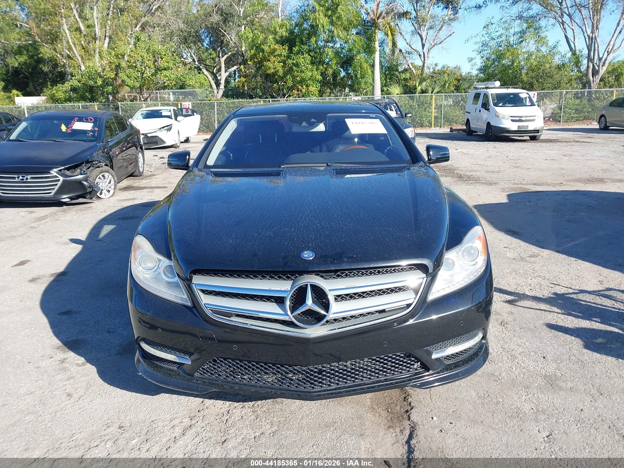 2011 Mercedes-benz Cl 550 4matic Black vin: WDDEJ9EBXBA026867