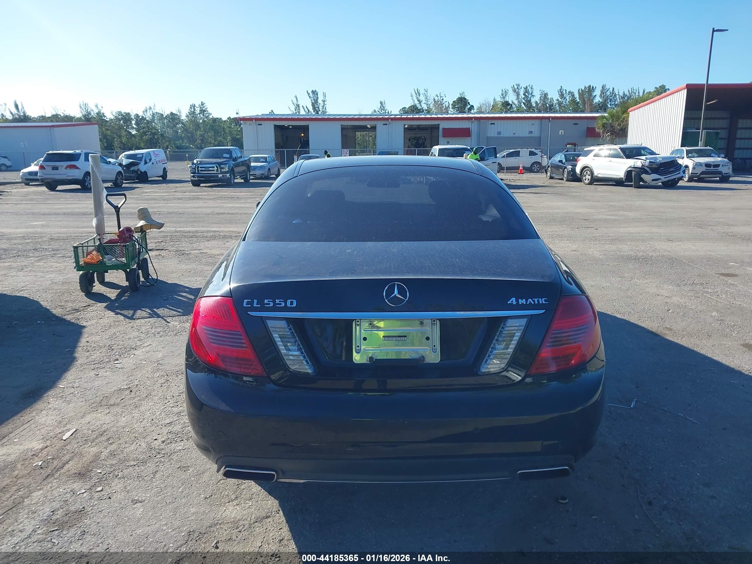 2011 Mercedes-benz Cl 550 4matic Black vin: WDDEJ9EBXBA026867