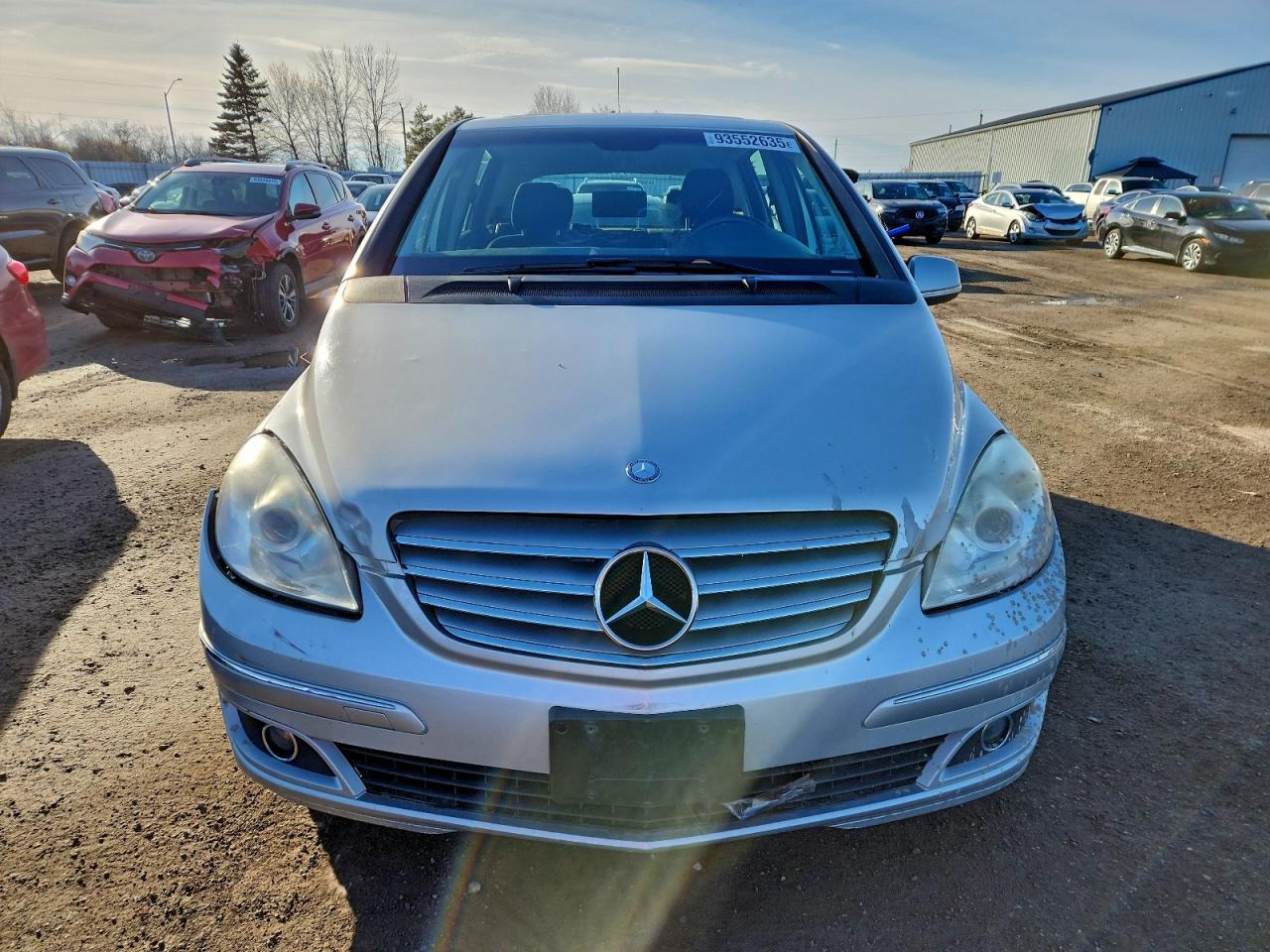 2008 Mercedes-benz B200 Silver vin: WDDFH33X28J351212
