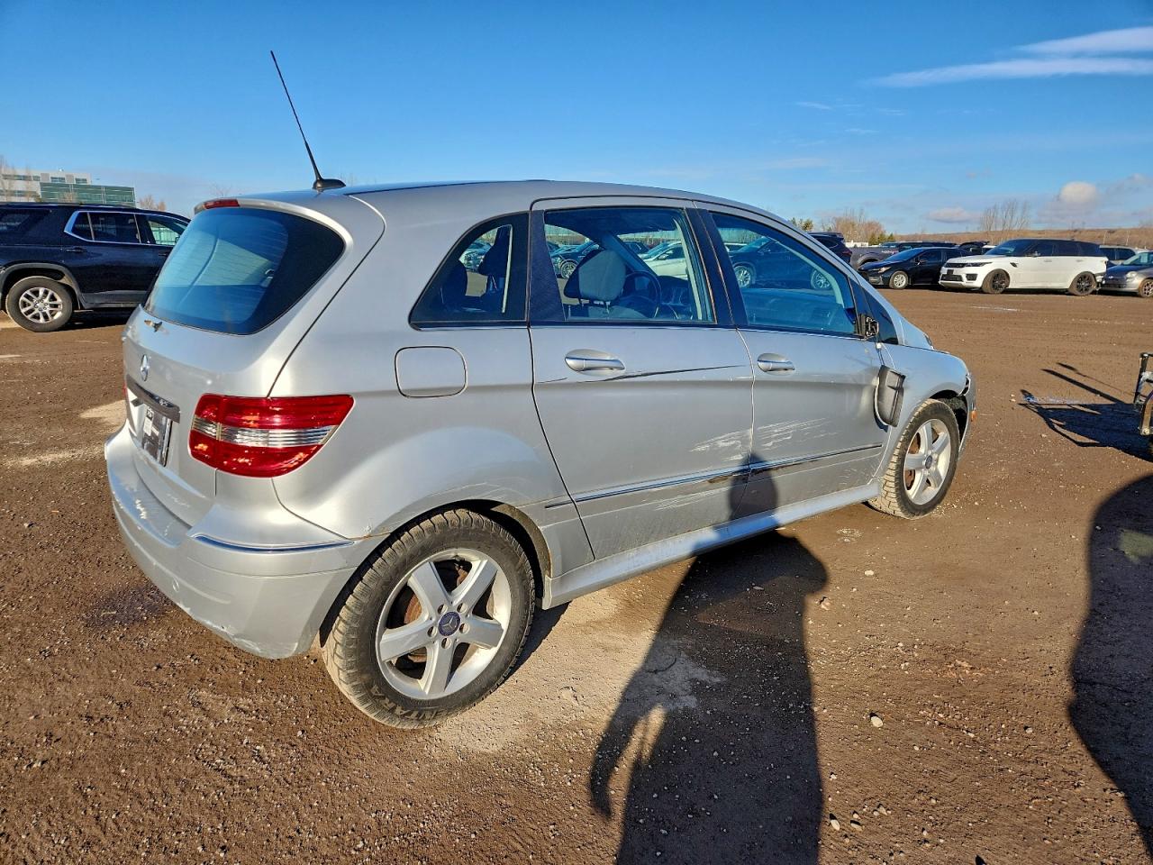 2008 Mercedes-benz B200 Silver vin: WDDFH33X28J351212