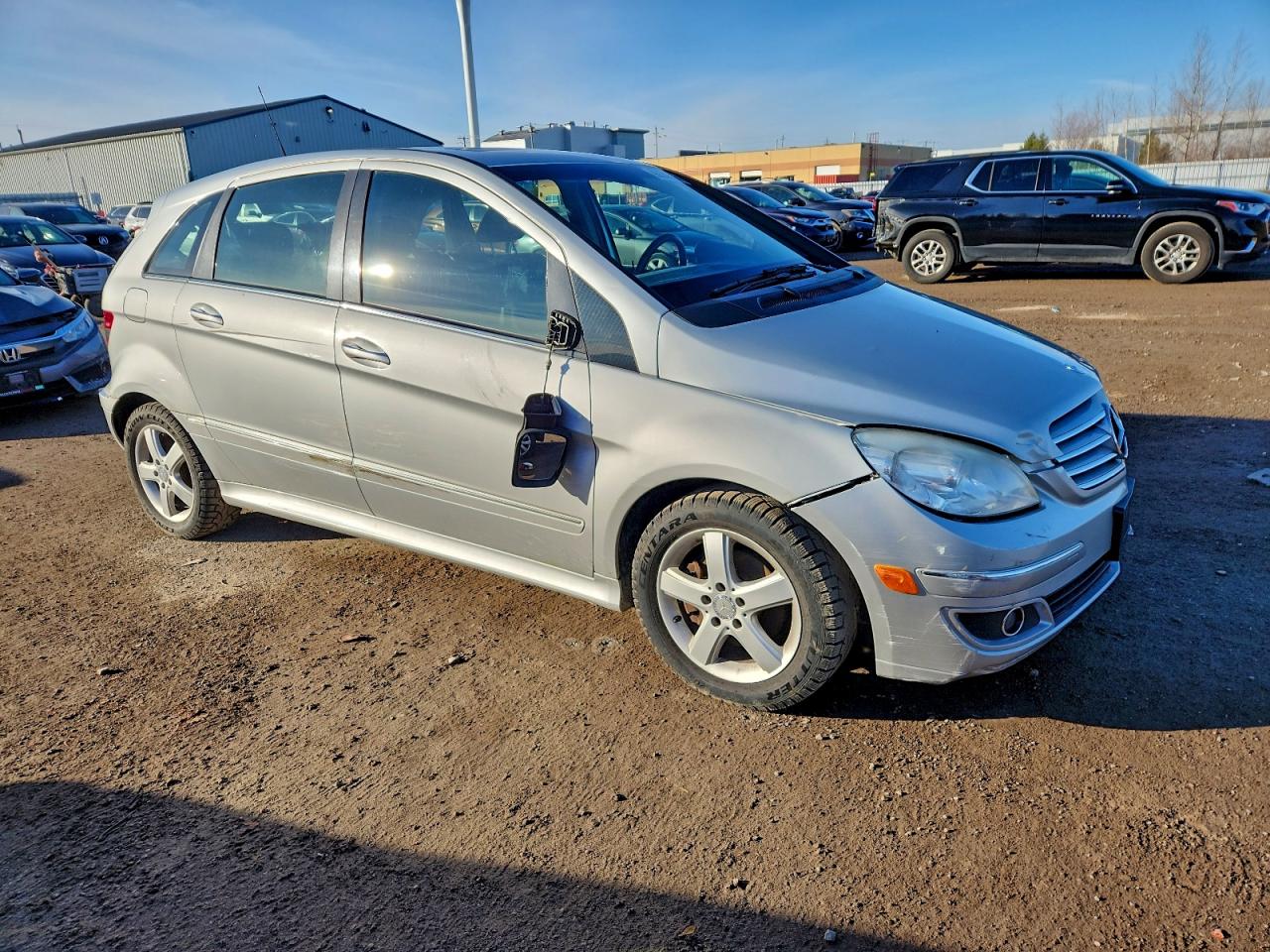 2008 Mercedes-benz B200 Silver vin: WDDFH33X28J351212