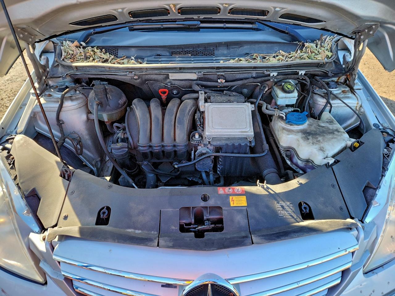 2008 Mercedes-benz B200 Silver vin: WDDFH33X28J351212