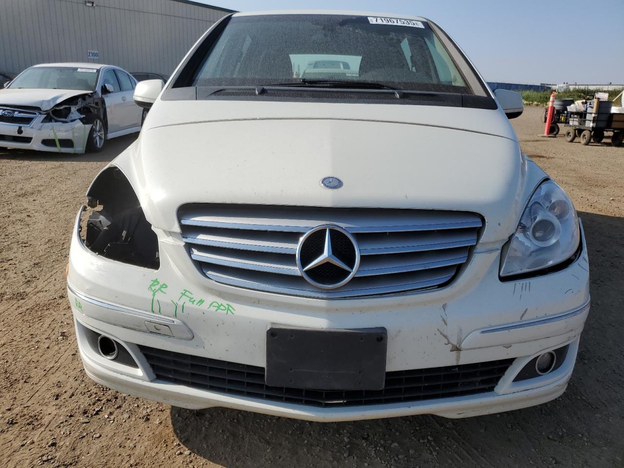 2008 Mercedes-benz B200 White vin: WDDFH33X38J296415
