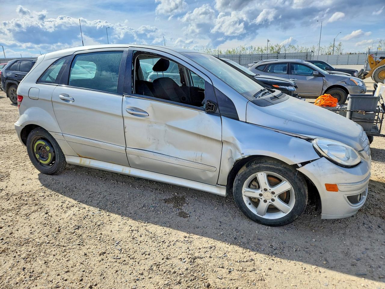 2008 Mercedes-benz B200 Silver vin: WDDFH33X48J340292