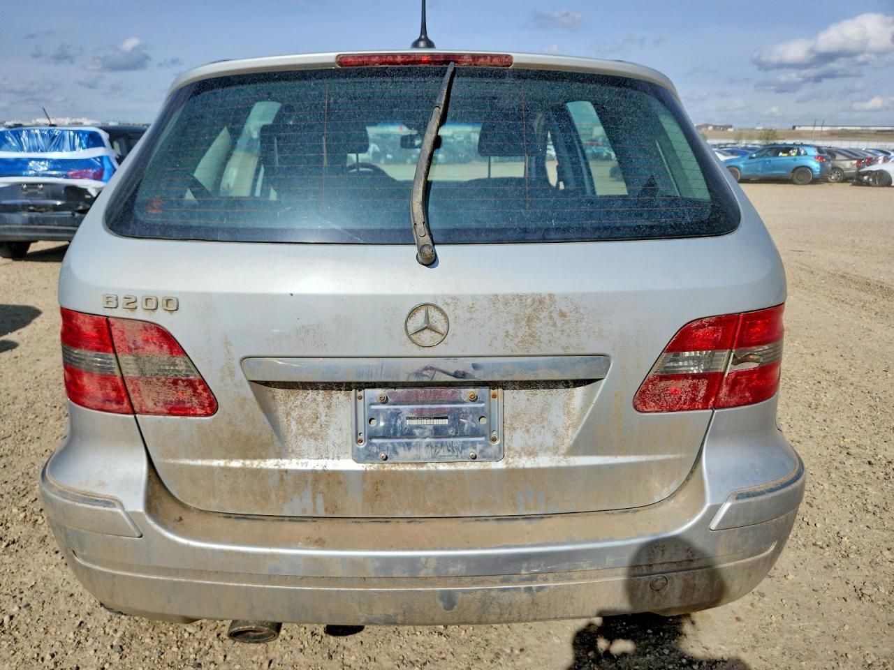 2008 Mercedes-benz B200 Silver vin: WDDFH33X48J340292