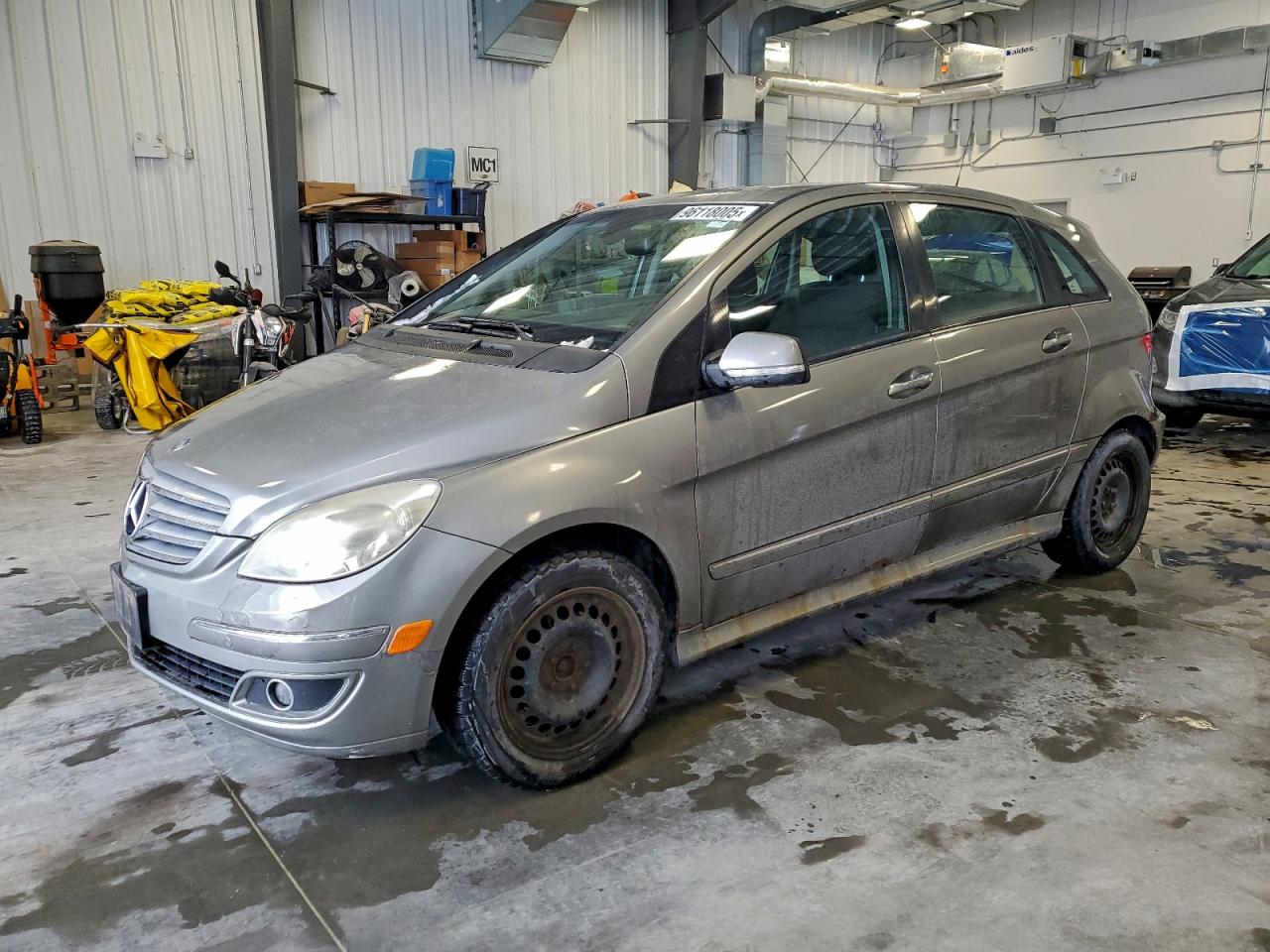 2008 Mercedes-benz B200 Gray vin: WDDFH33X58J287912