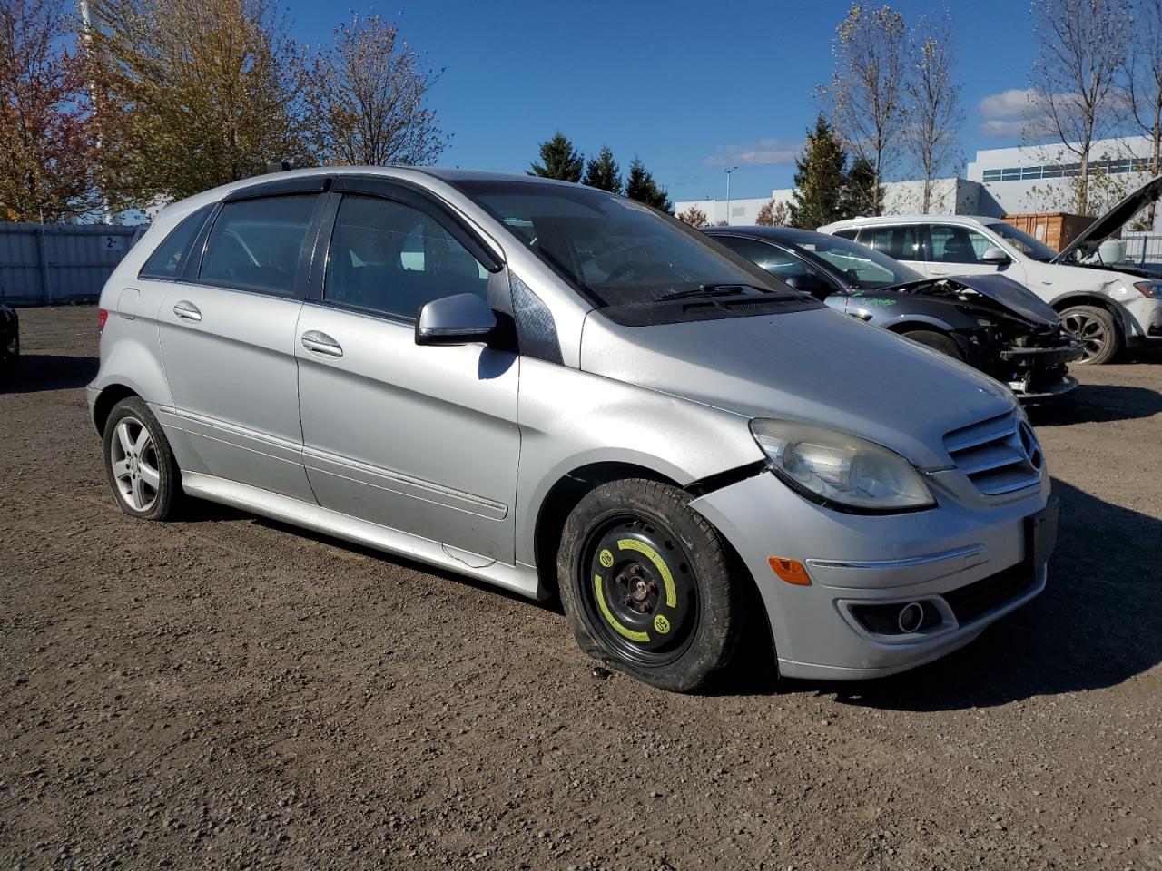 2008 Mercedes-benz B200 Silver vin: WDDFH34X18J321794