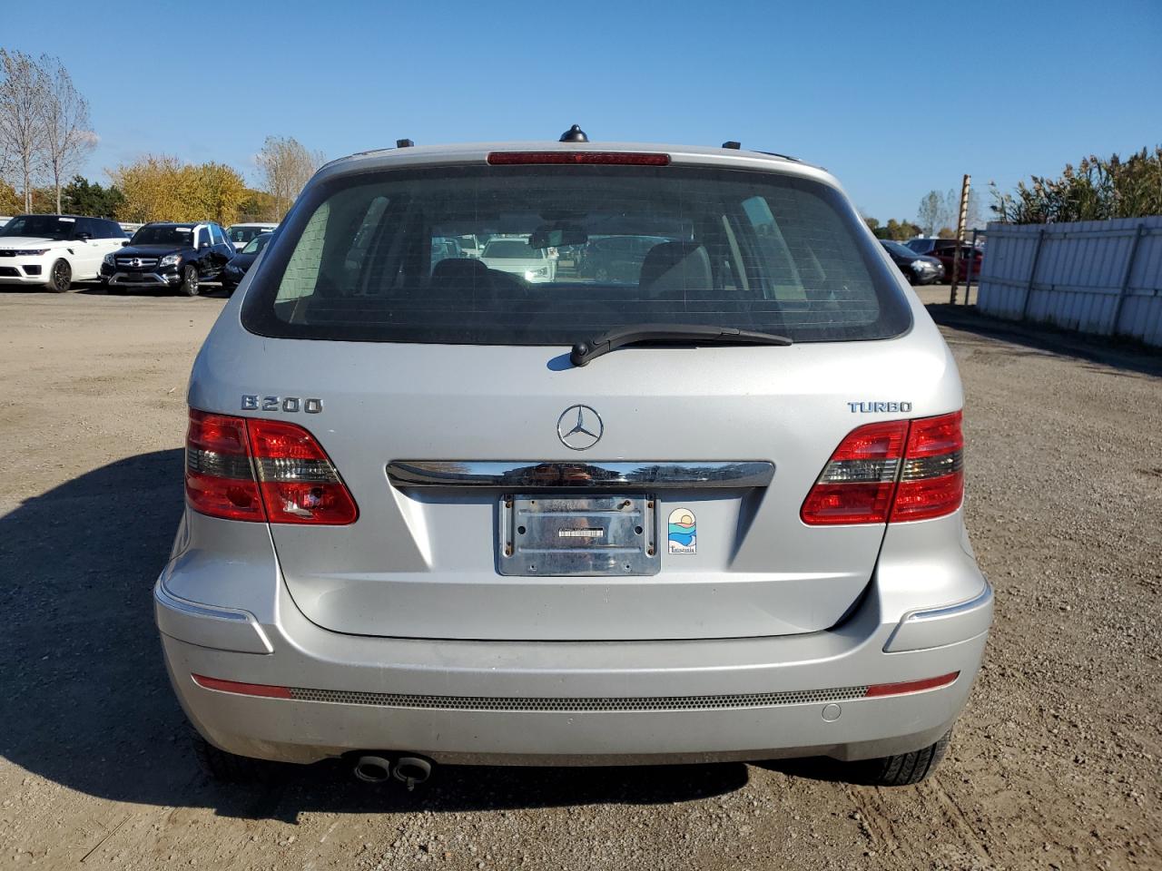 2008 Mercedes-benz B200 Silver vin: WDDFH34X18J321794