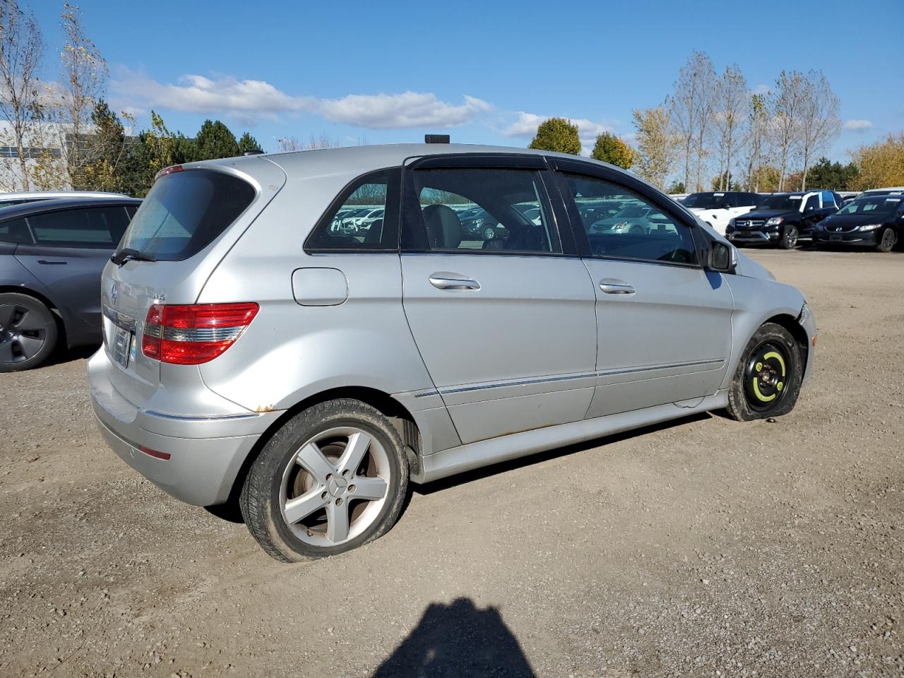 2008 Mercedes-benz B200 Silver vin: WDDFH34X18J321794