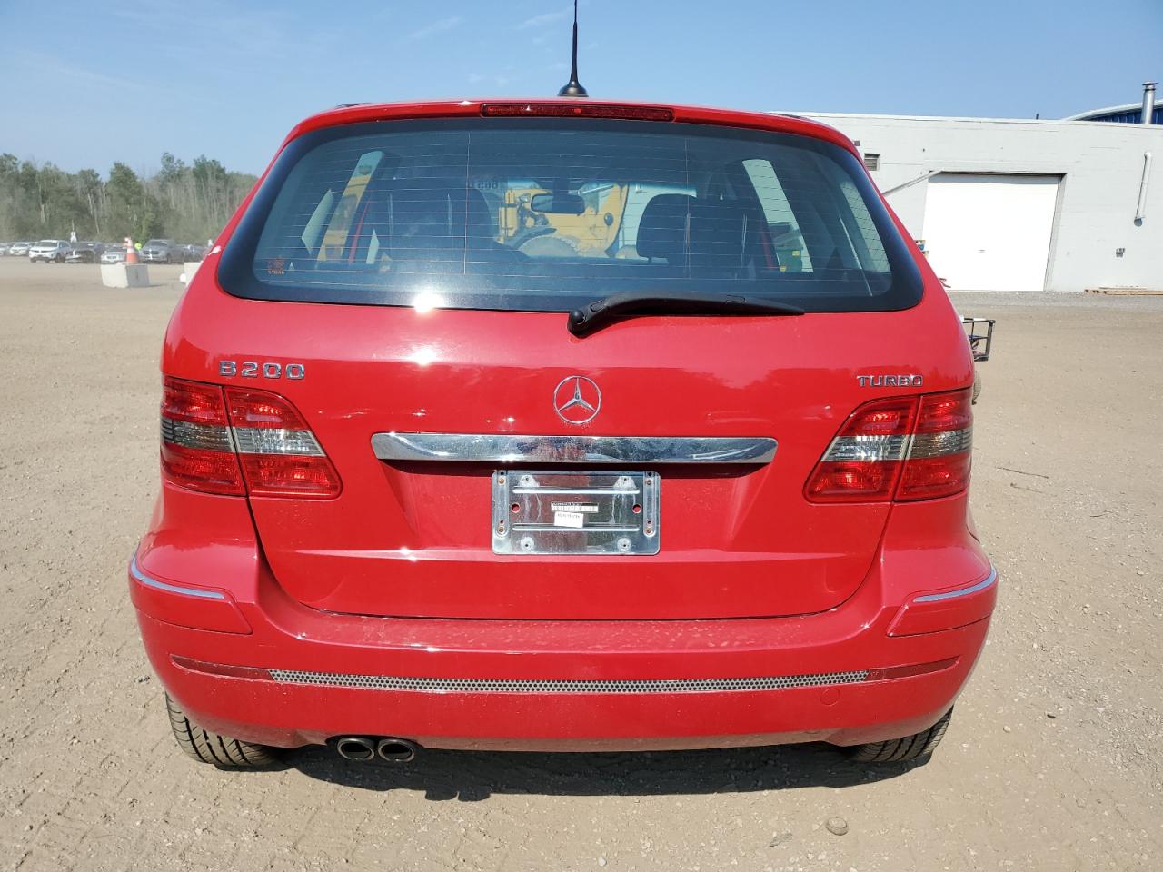 2008 Mercedes-benz B200 Red vin: WDDFH34X28J363617