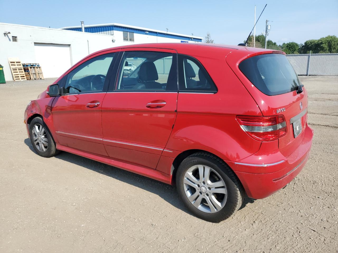 2008 Mercedes-benz B200 Red vin: WDDFH34X28J363617