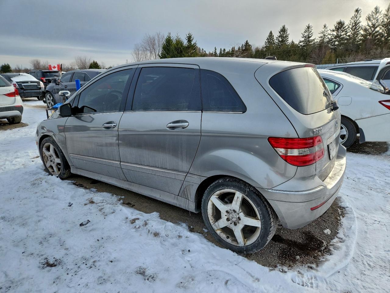 2008 Mercedes-benz B200 Gray vin: WDDFH34X38J292282