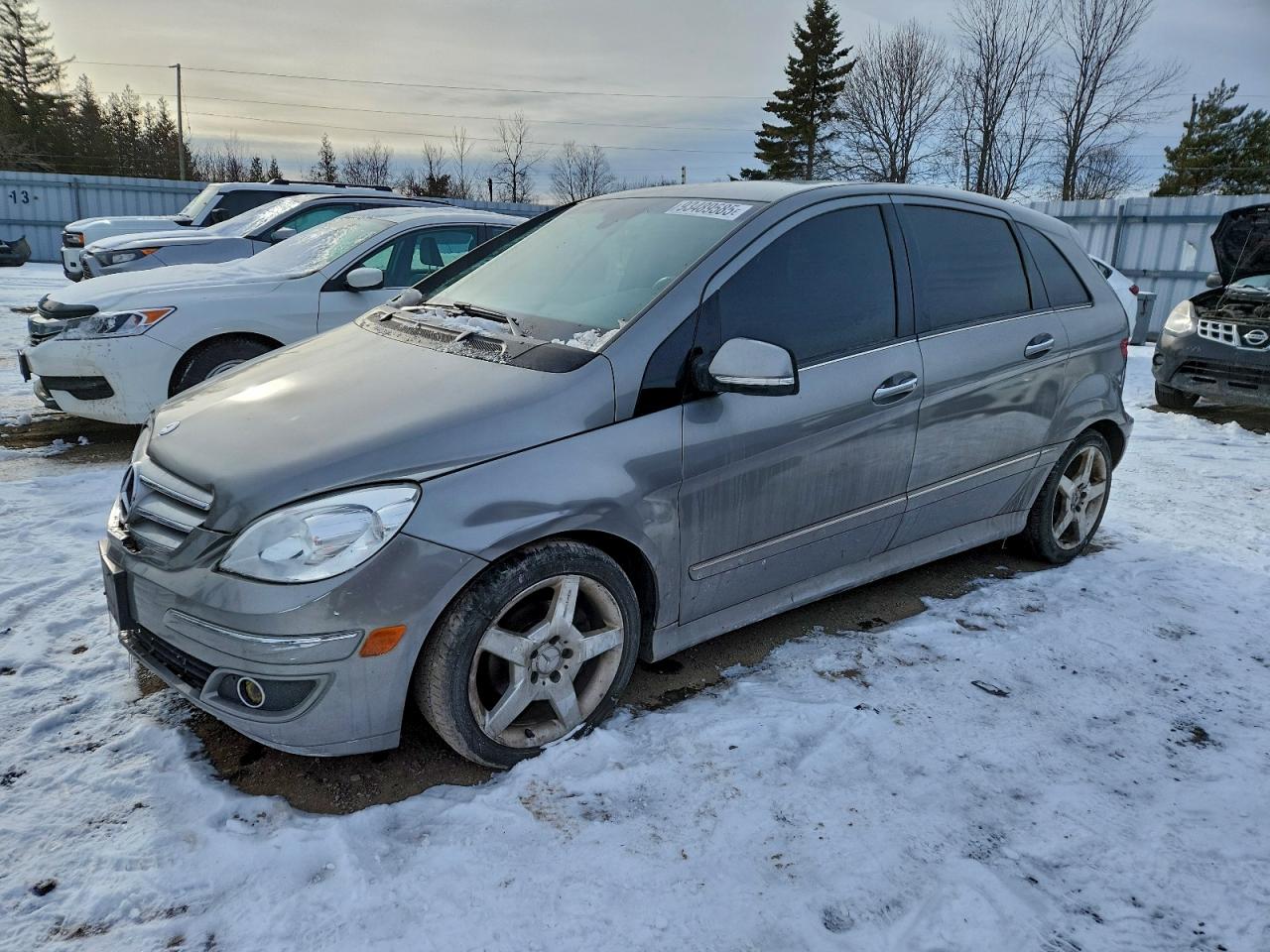 2008 Mercedes-benz B200 Gray vin: WDDFH34X38J292282