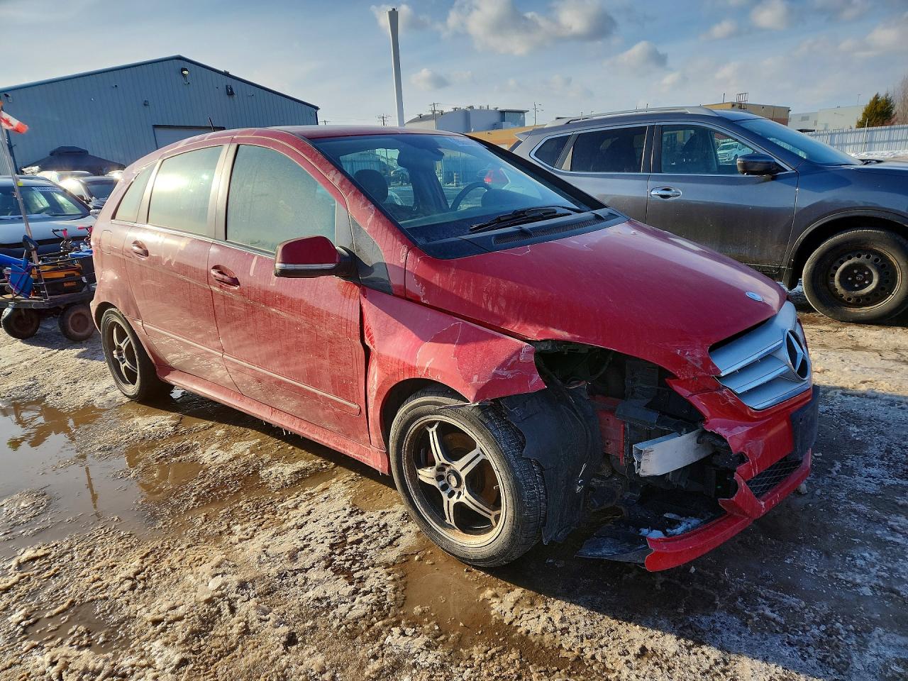 2009 Mercedes-benz B200 Red vin: WDDFH34X89J467367