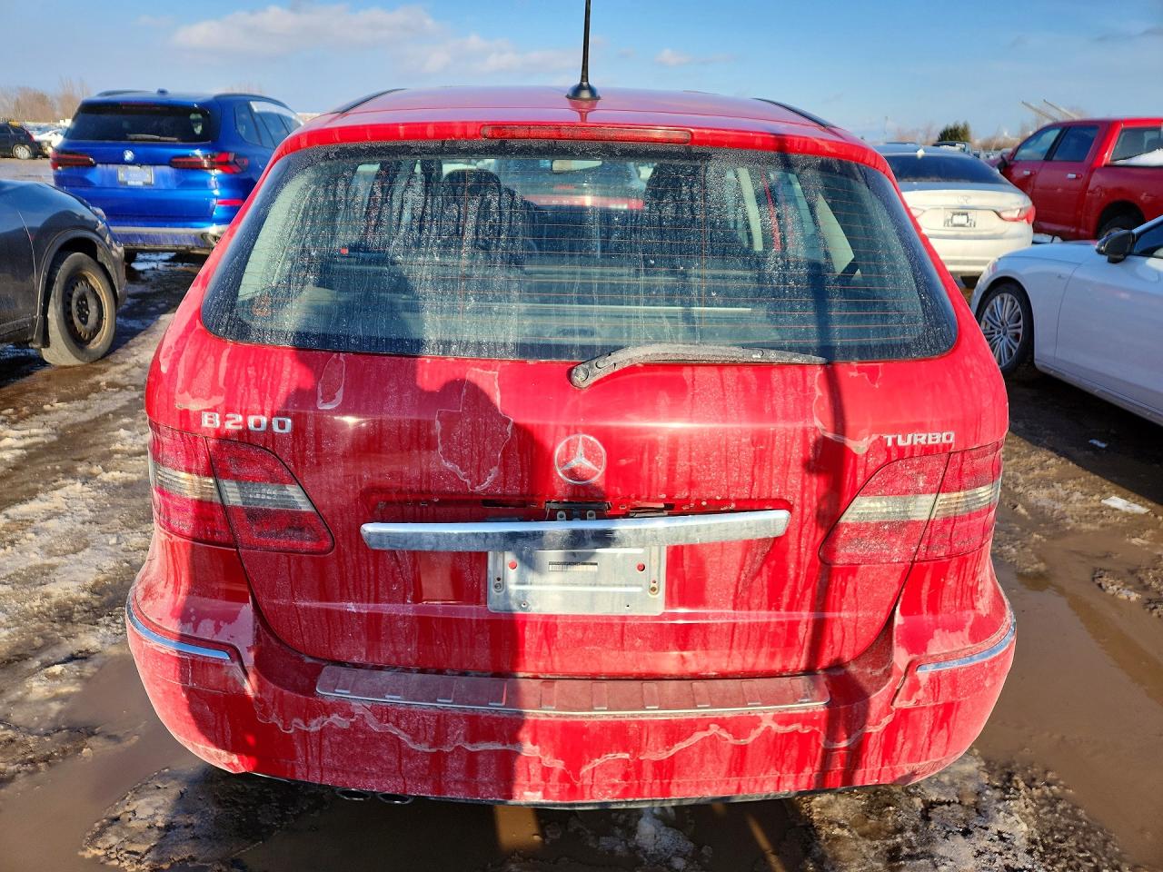 2009 Mercedes-benz B200 Red vin: WDDFH34X89J467367