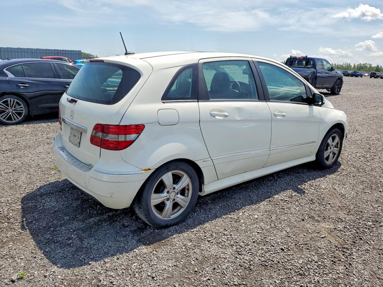 2010 Mercedes-benz B200 Белый vin: WDDFH3DB0AJ572526