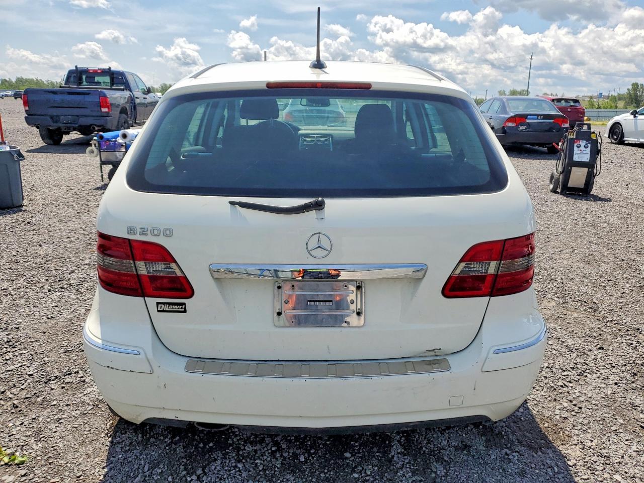 2010 Mercedes-benz B200 Белый vin: WDDFH3DB0AJ572526