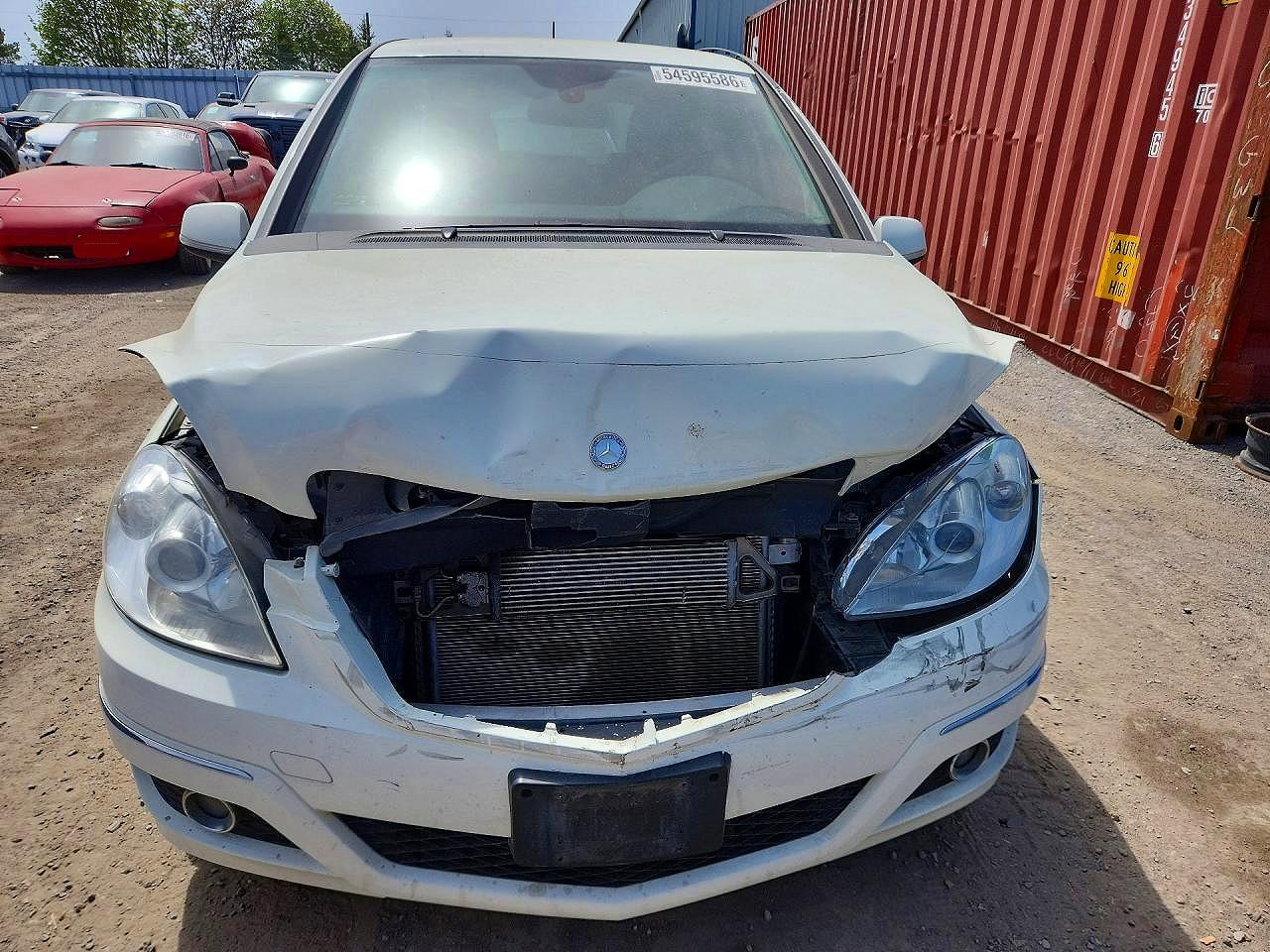 2010 Mercedes-benz B200 White vin: WDDFH3DB2AJ524347