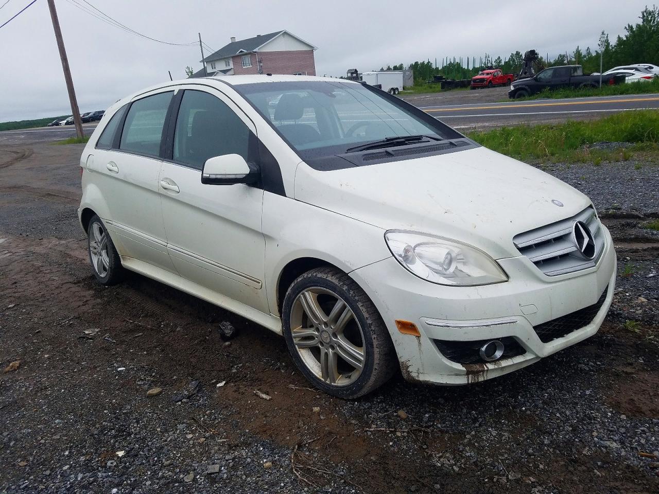 2011 Mercedes-benz B200 White vin: WDDFH3DB3BJ741343