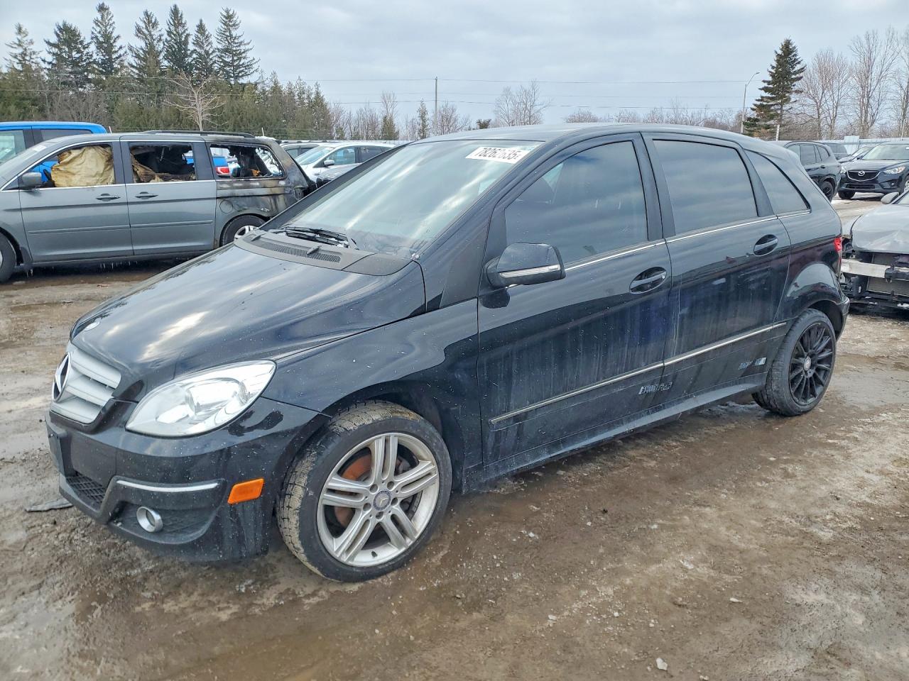 2011 Mercedes Benz B200 Black vin: WDDFH3DB6BJ677833