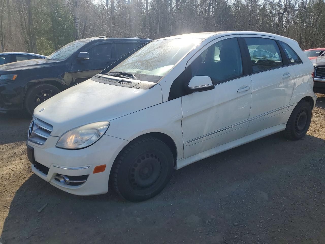 2010 Mercedes-benz B200 T White vin: WDDFH3EB0AJ581368