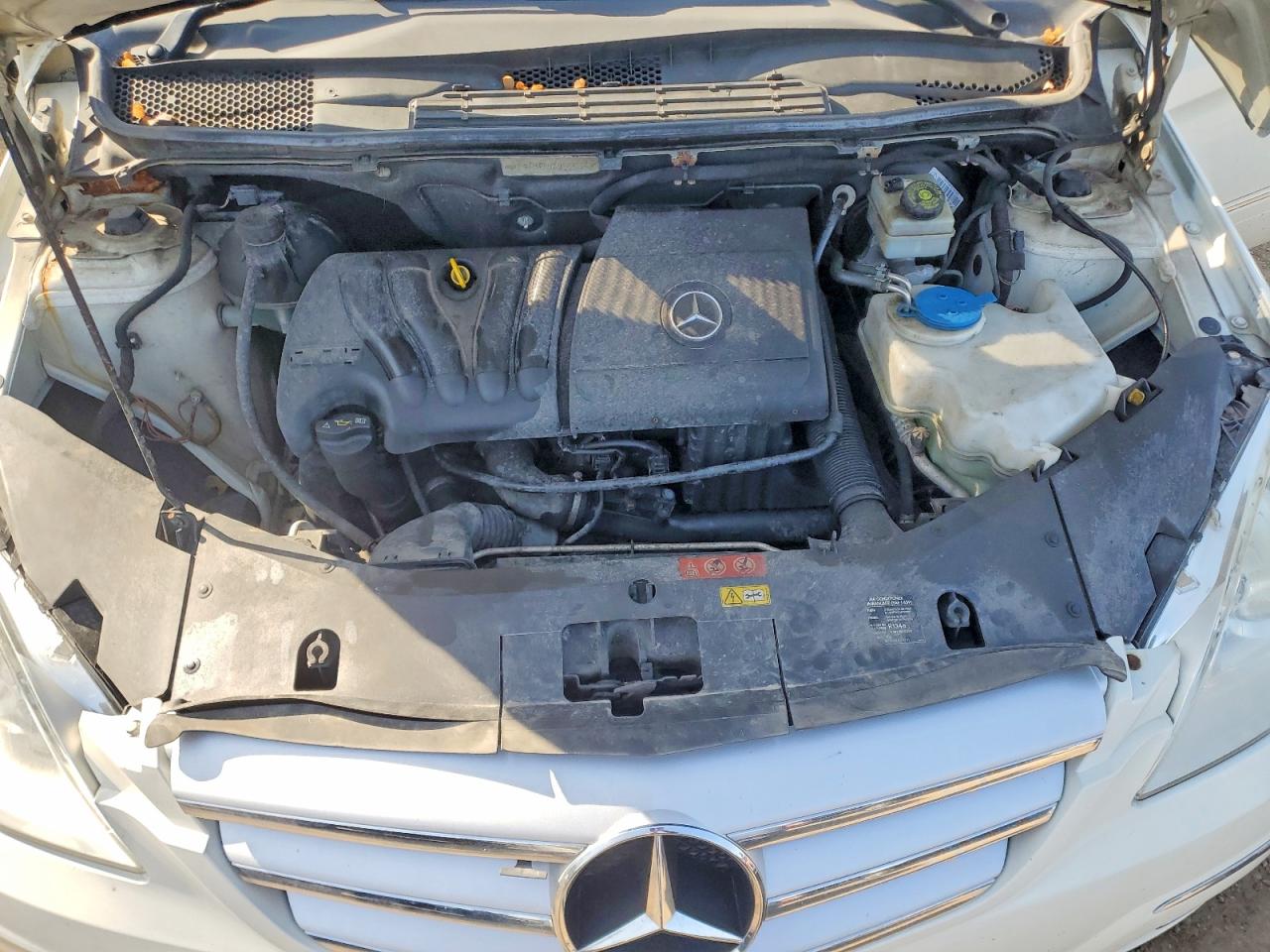 2010 Mercedes-benz B200 T White vin: WDDFH3EB0AJ581368