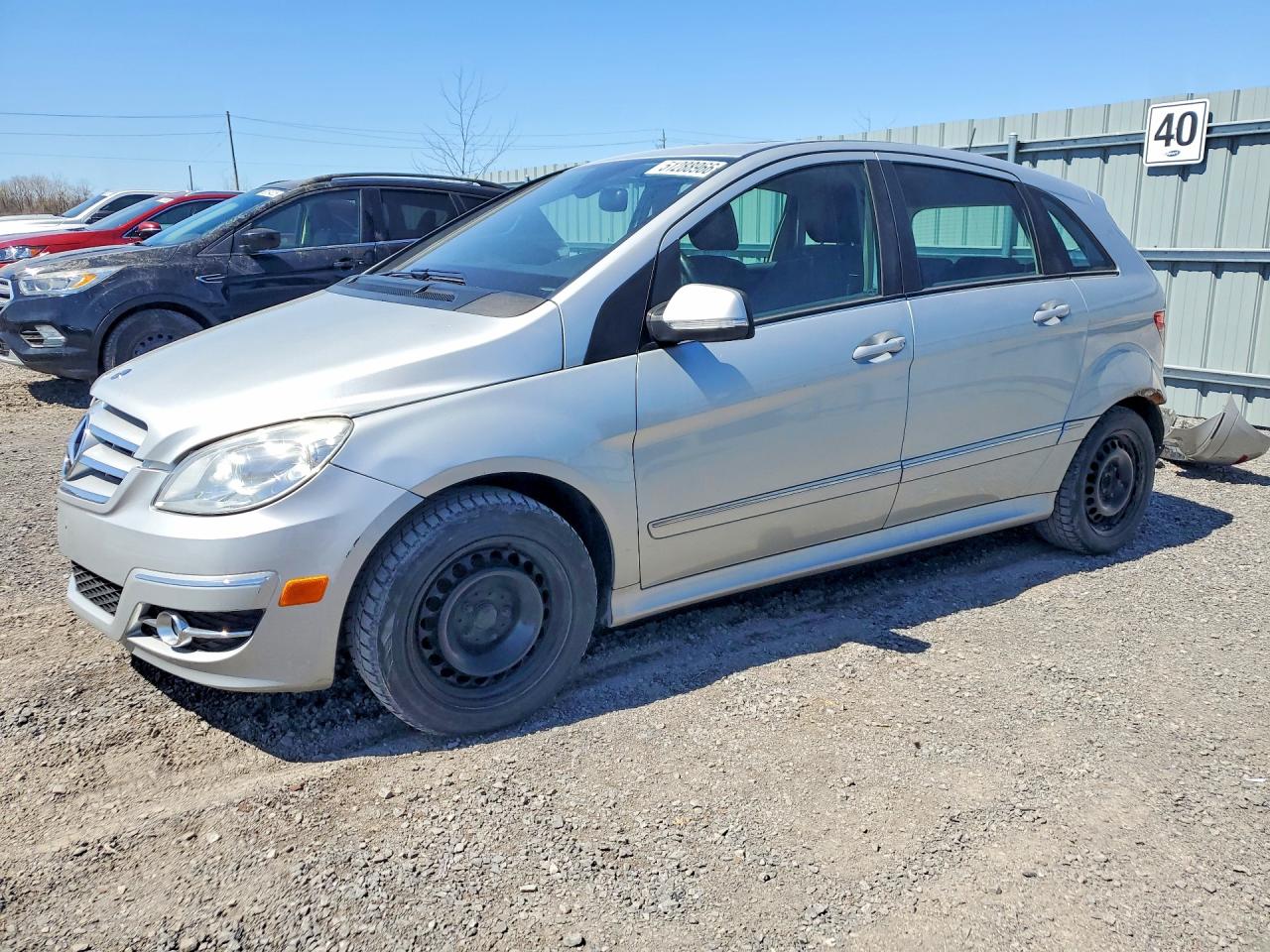 2011 Mercedes-benz B200 T Silver vin: WDDFH3EB3BJ716327