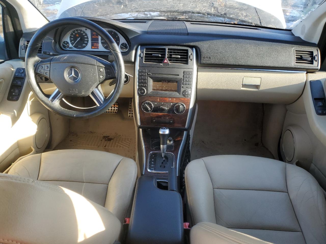 2010 Mercedes-benz B200 T White vin: WDDFH3EB9AJ604291