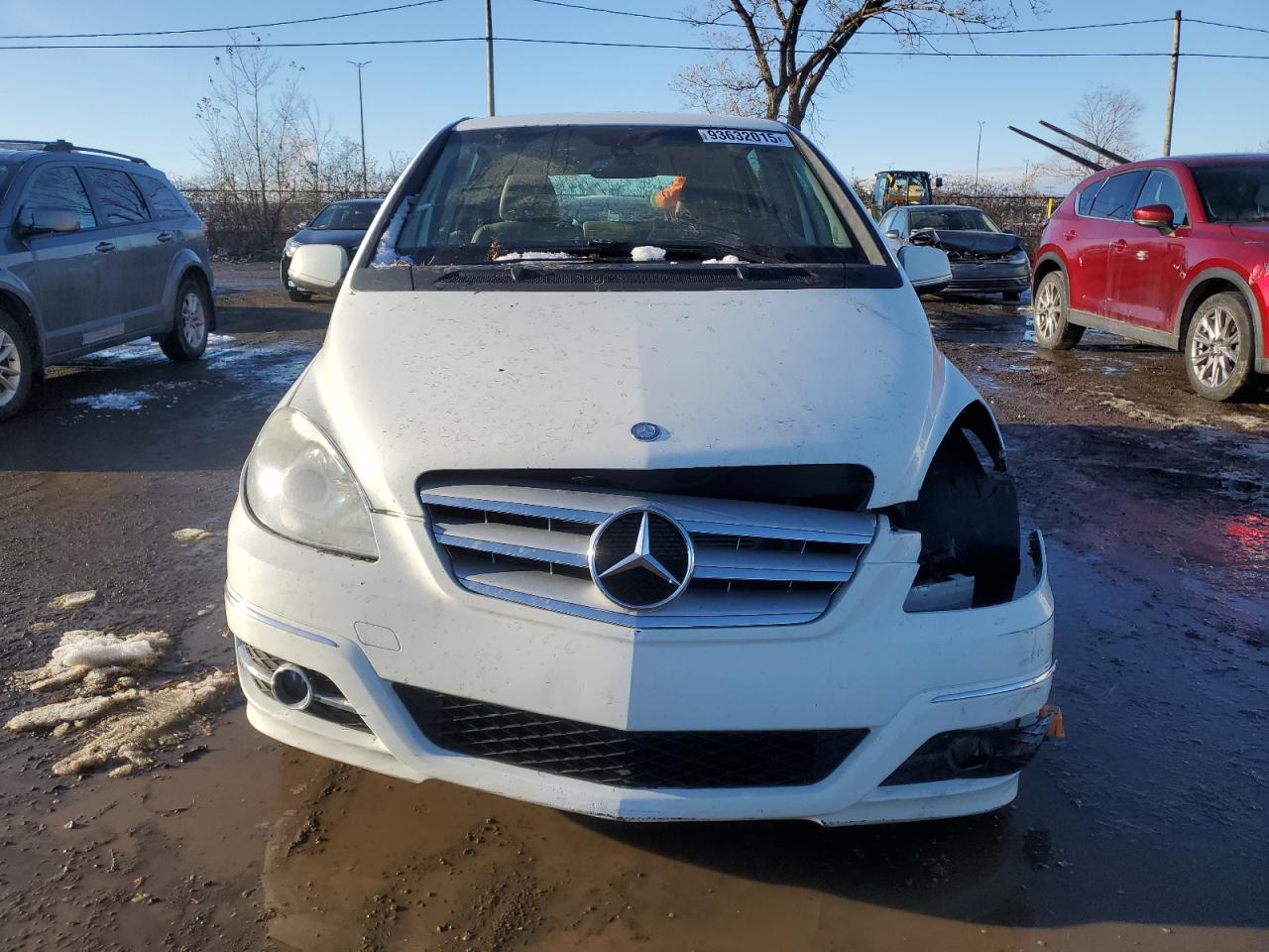 2010 Mercedes-benz B200 T White vin: WDDFH3EB9AJ604291