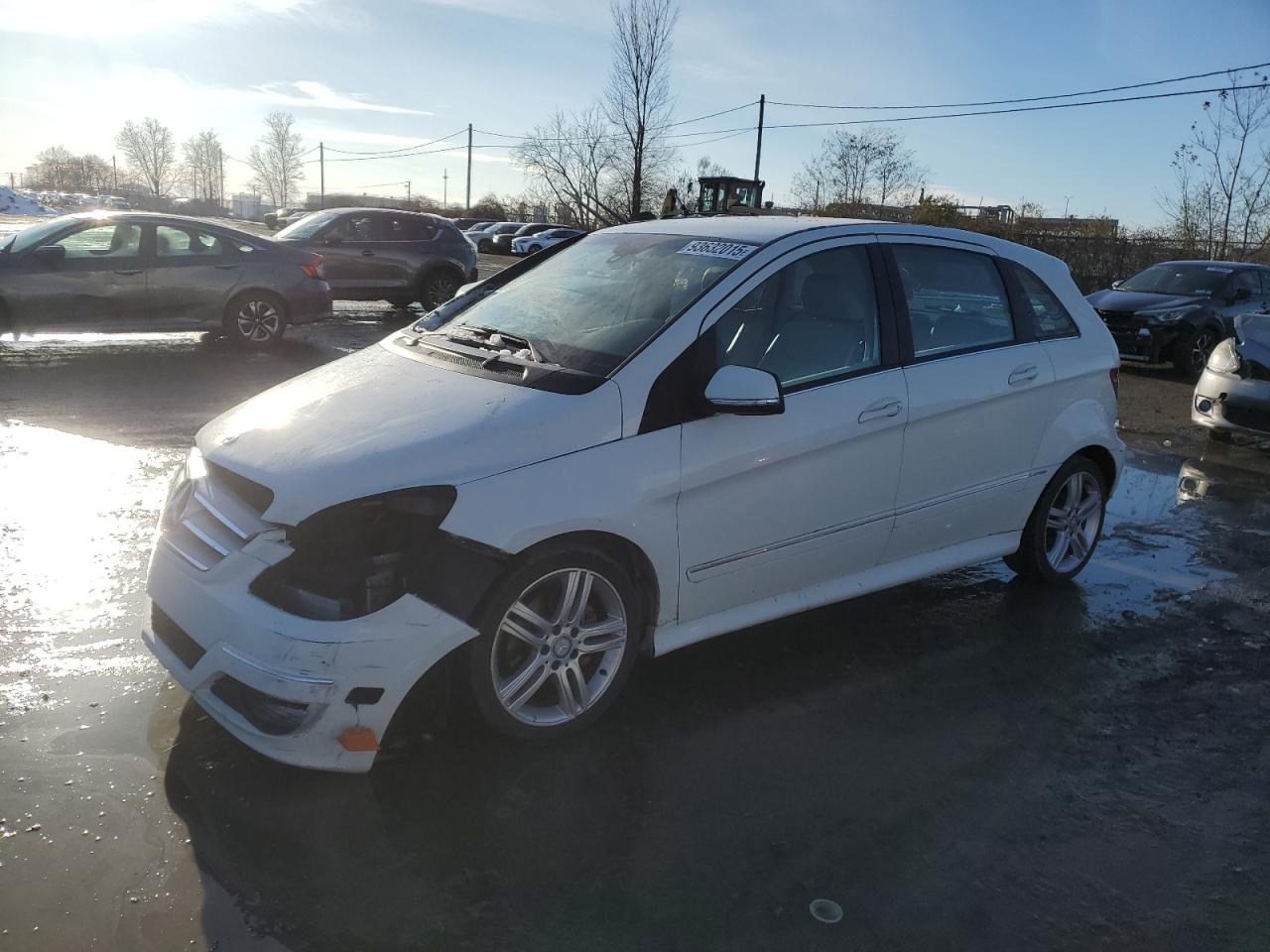 2010 Mercedes-benz B200 T White vin: WDDFH3EB9AJ604291