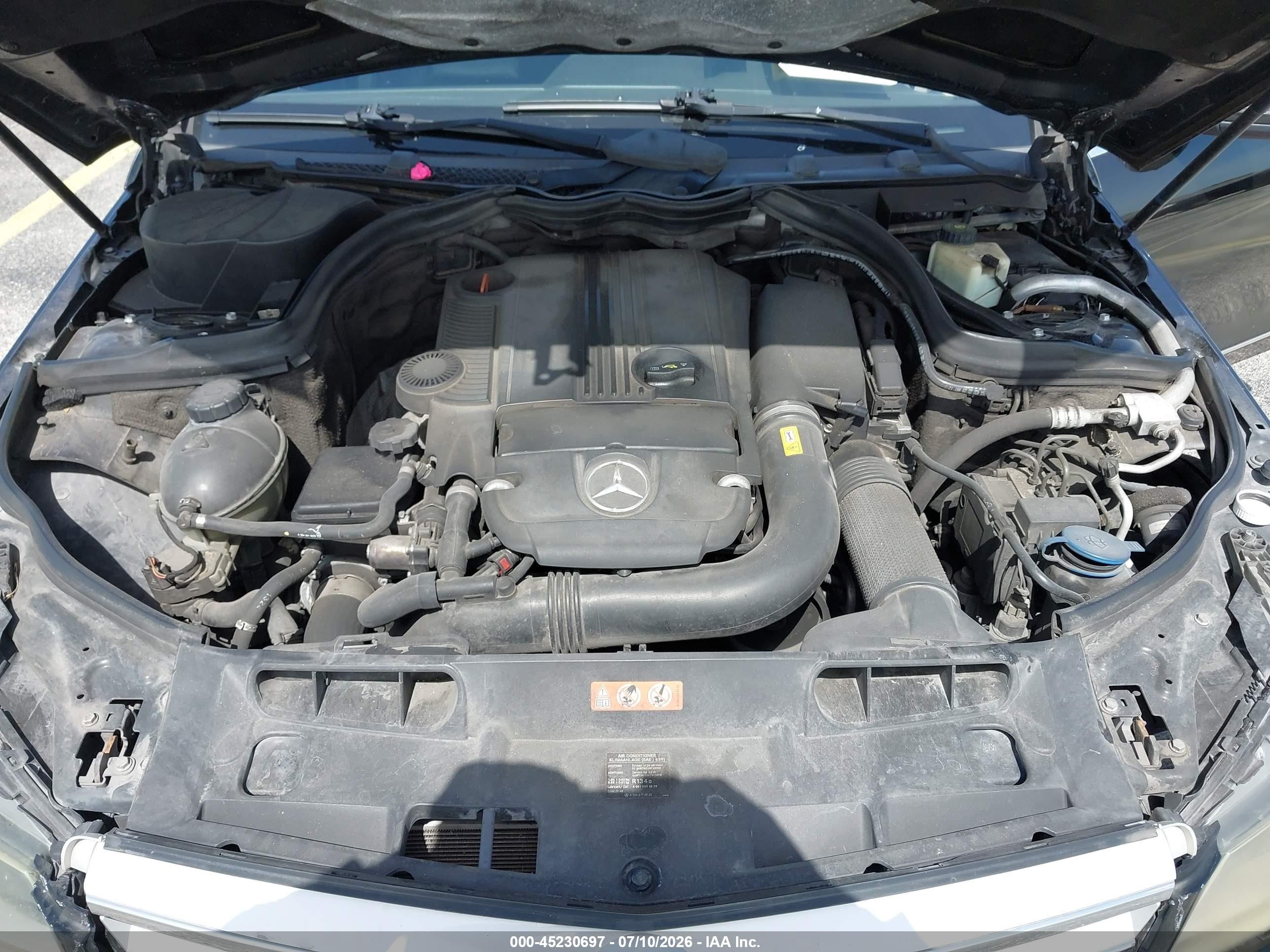 2012 Mercedes-benz C 250 Luxury/sport Black vin: WDDGF4HB0CA604646