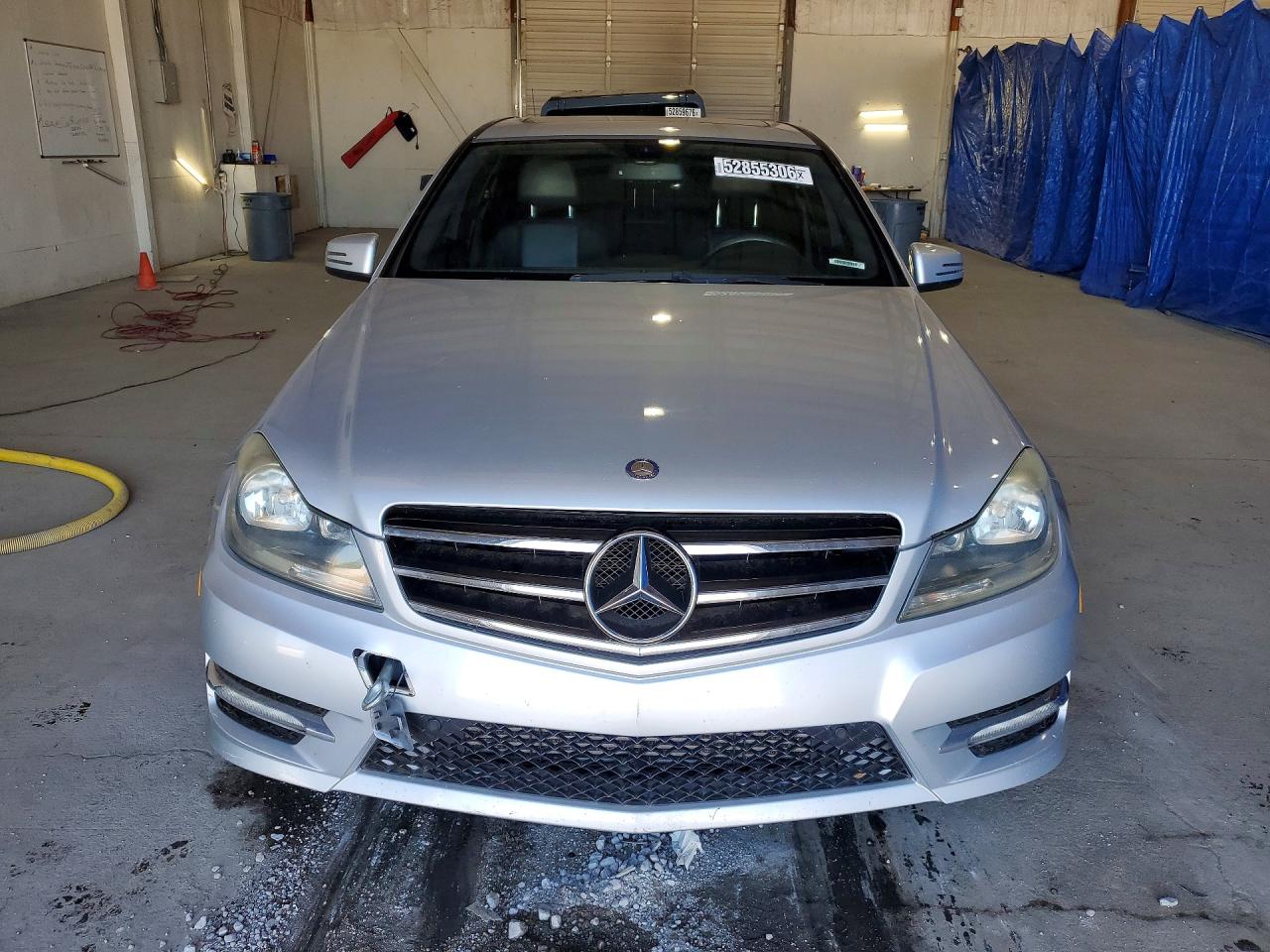 2012 Mercedes-benz C 250 Silver vin: WDDGF4HB0CR218665