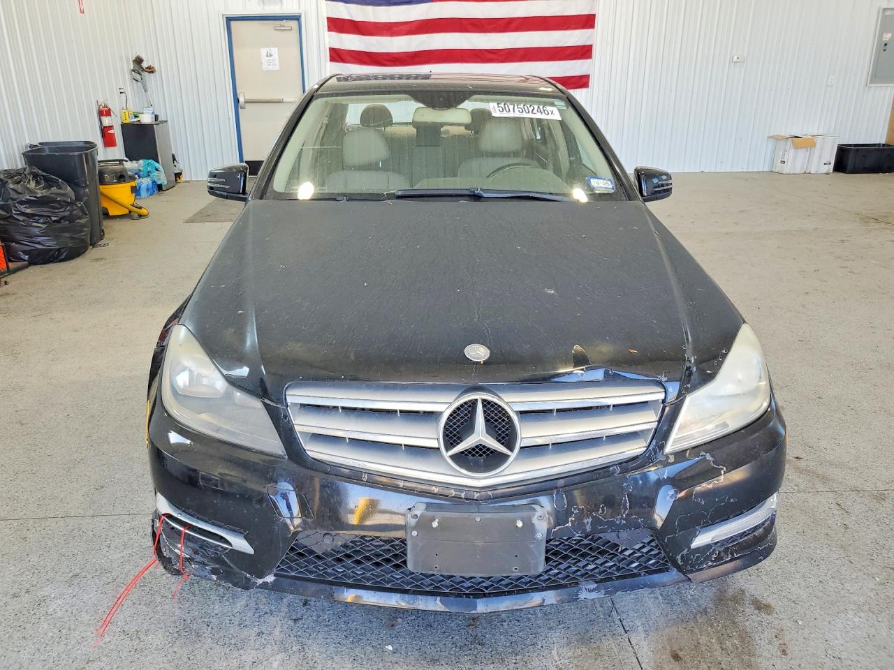 2012 Mercedes-benz C 250 Black vin: WDDGF4HB0CR234736