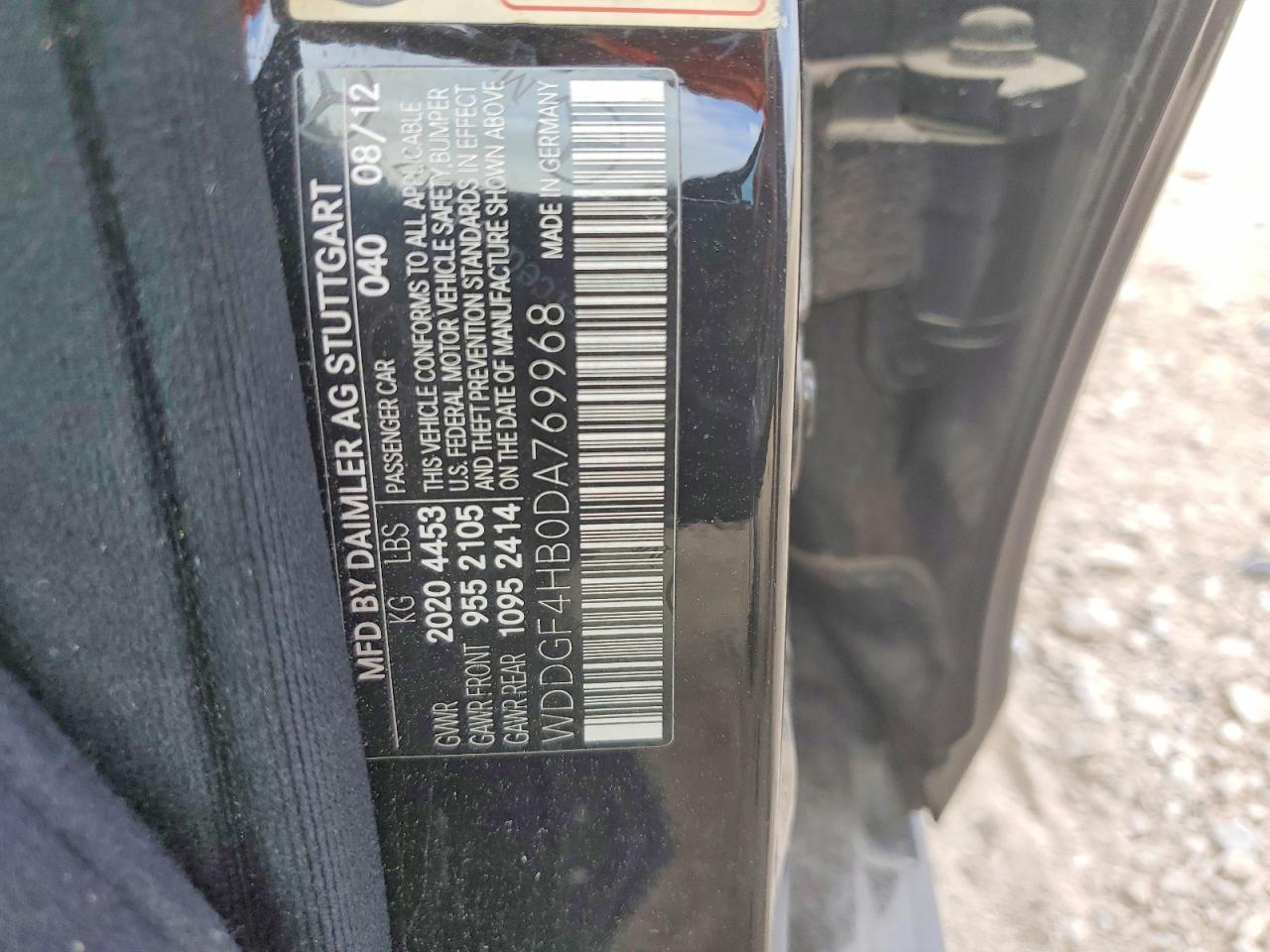 2013 Mercedes-benz C 250 Черный vin: WDDGF4HB0DA769968