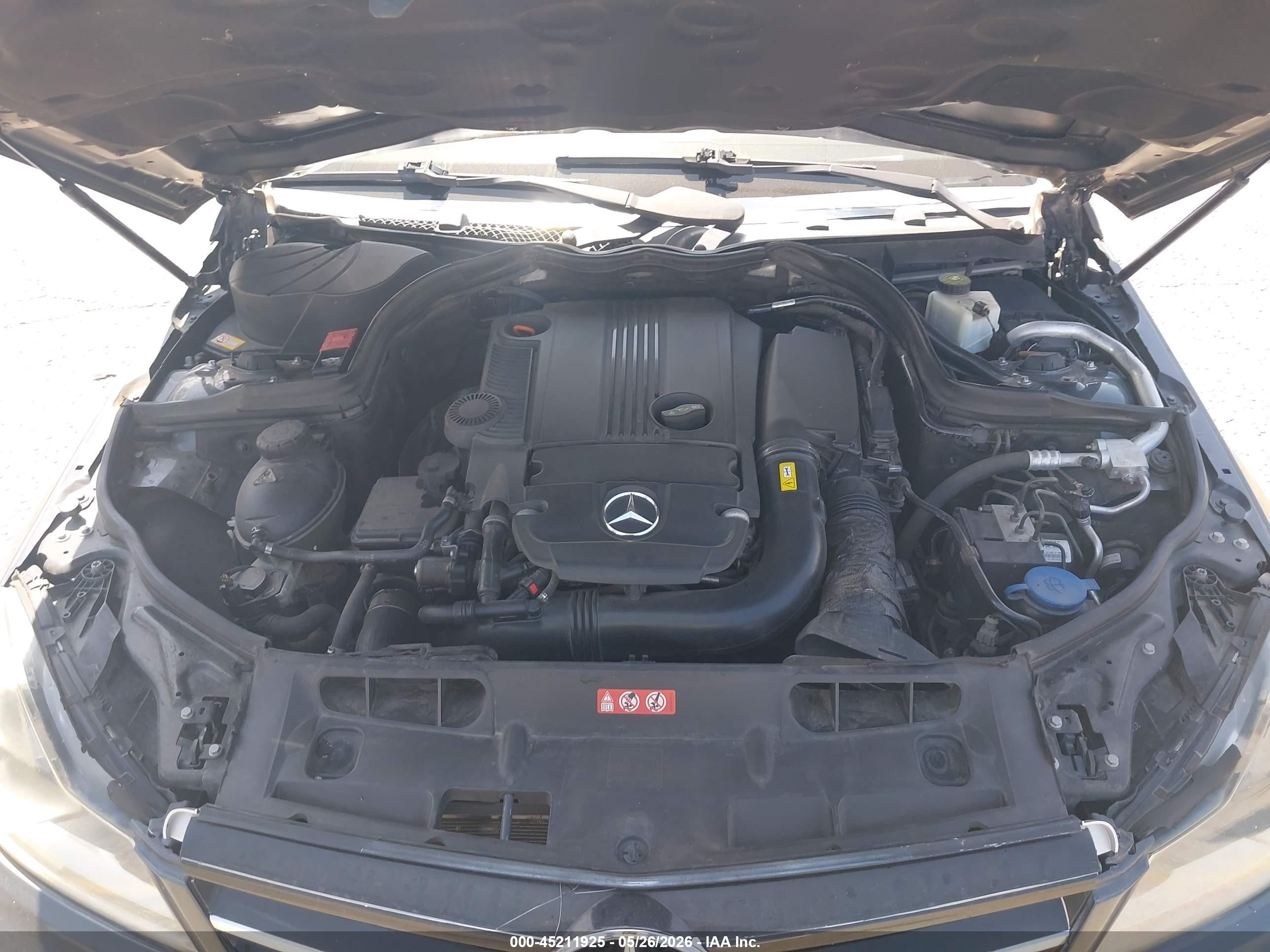 2013 Mercedes-benz C 250 Sport Gray vin: WDDGF4HB0DA789895
