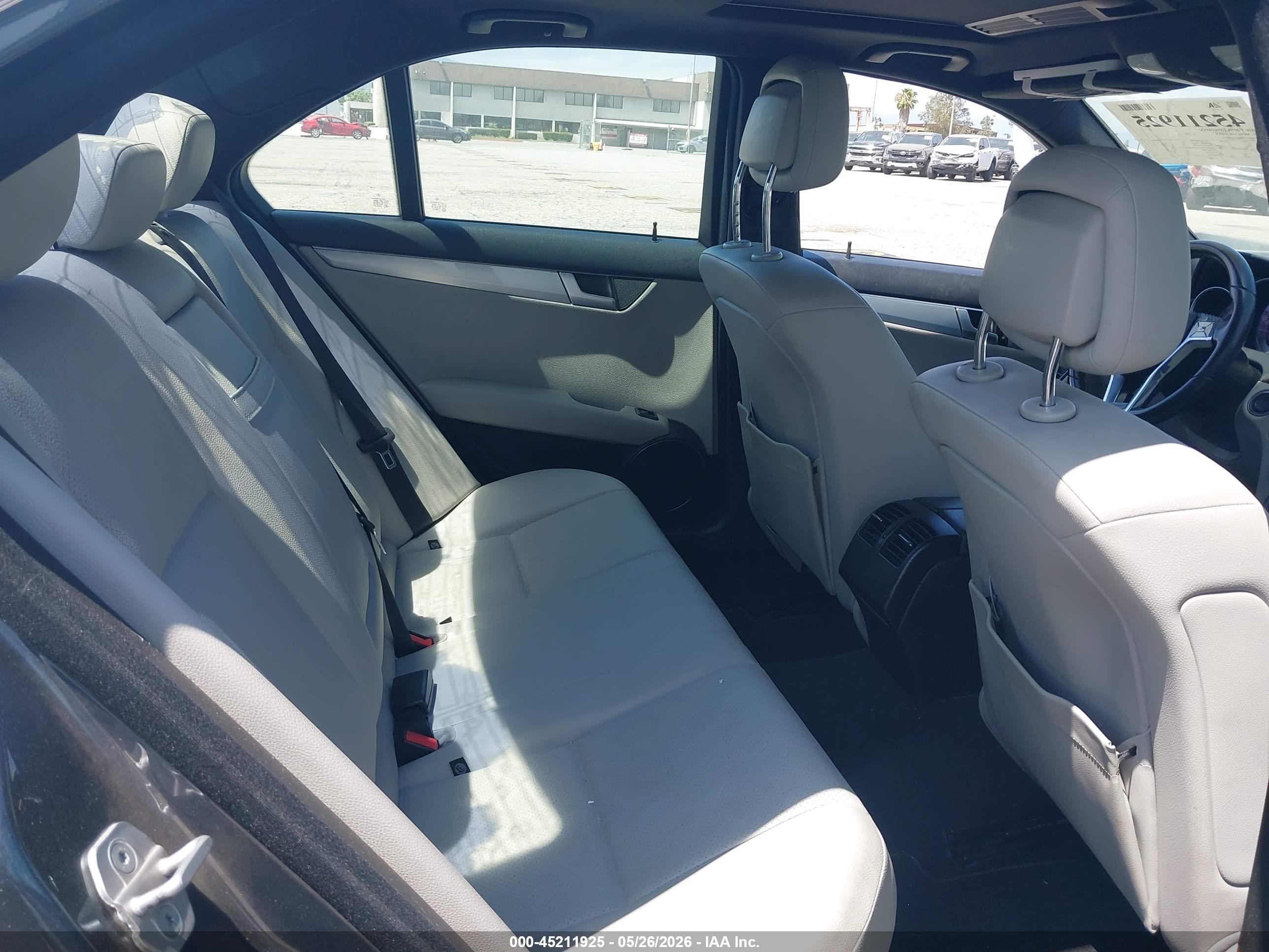 2013 Mercedes-benz C 250 Sport Gray vin: WDDGF4HB0DA789895