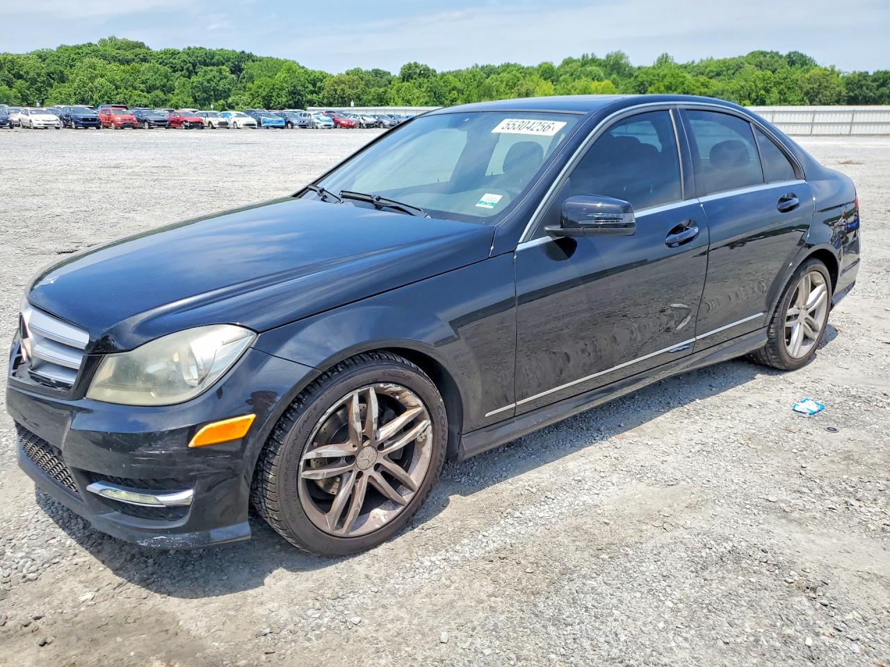 2013 Mercedes-benz C 250 Black vin: WDDGF4HB0DG080915