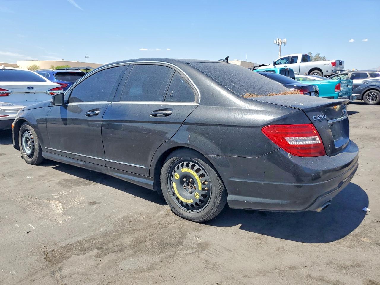 2013 Mercedes-benz C 250 Black vin: WDDGF4HB0DR241378