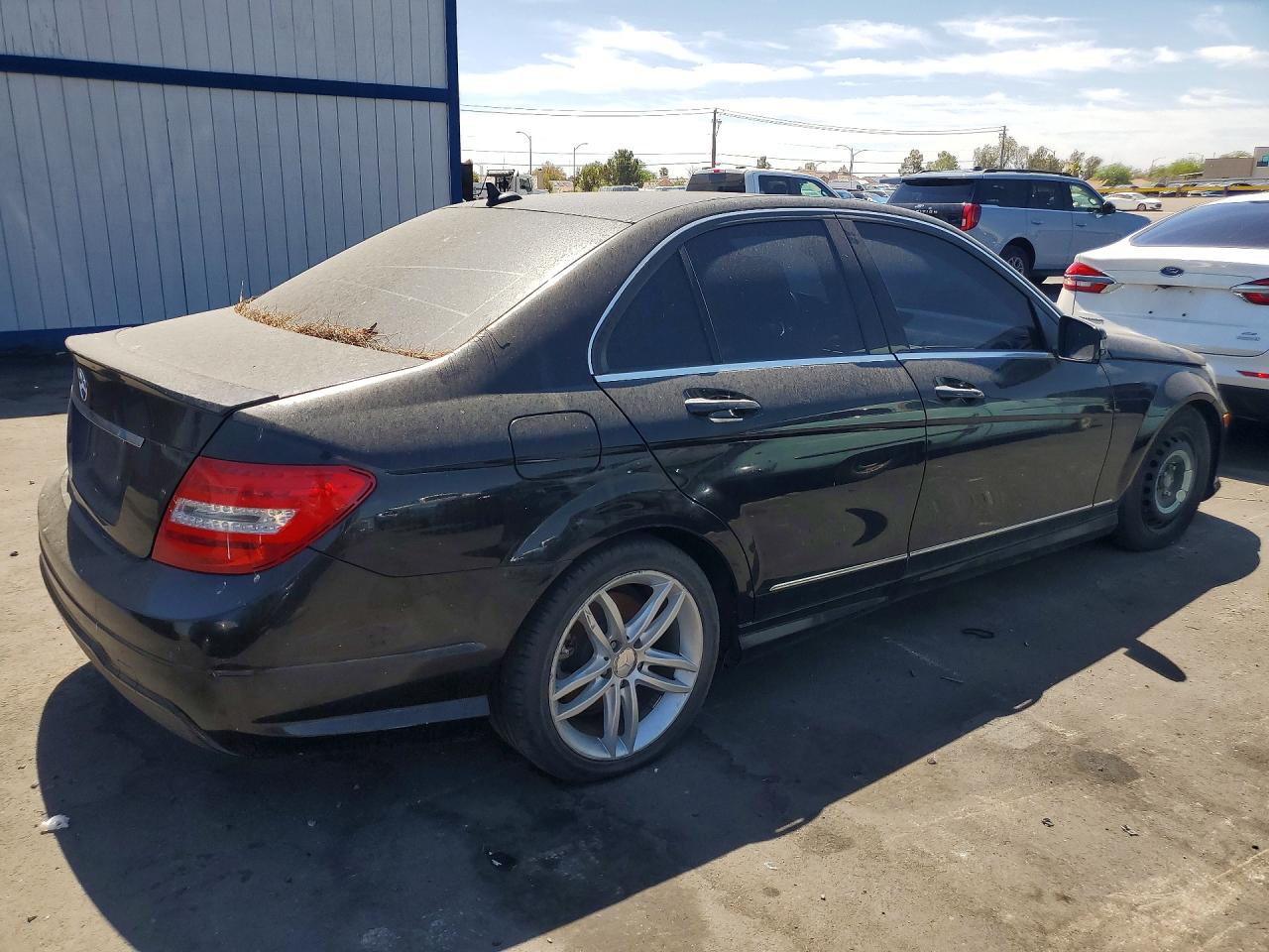 2013 Mercedes-benz C 250 Black vin: WDDGF4HB0DR241378