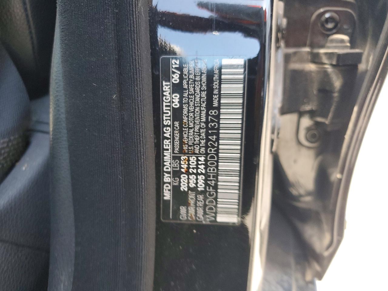 2013 Mercedes-benz C 250 Black vin: WDDGF4HB0DR241378