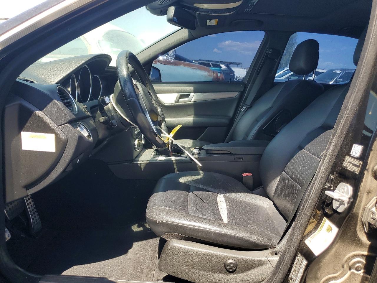 2013 Mercedes-benz C 250 Black vin: WDDGF4HB0DR241378