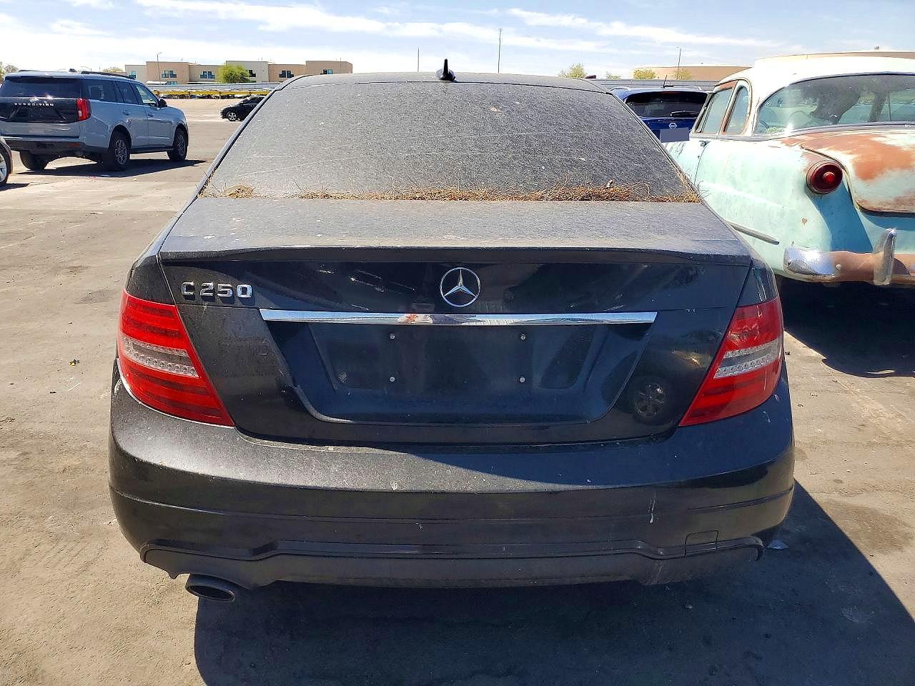 2013 Mercedes-benz C 250 Black vin: WDDGF4HB0DR241378