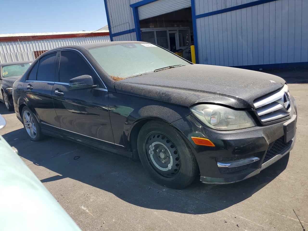 2013 Mercedes-benz C 250 Black vin: WDDGF4HB0DR241378